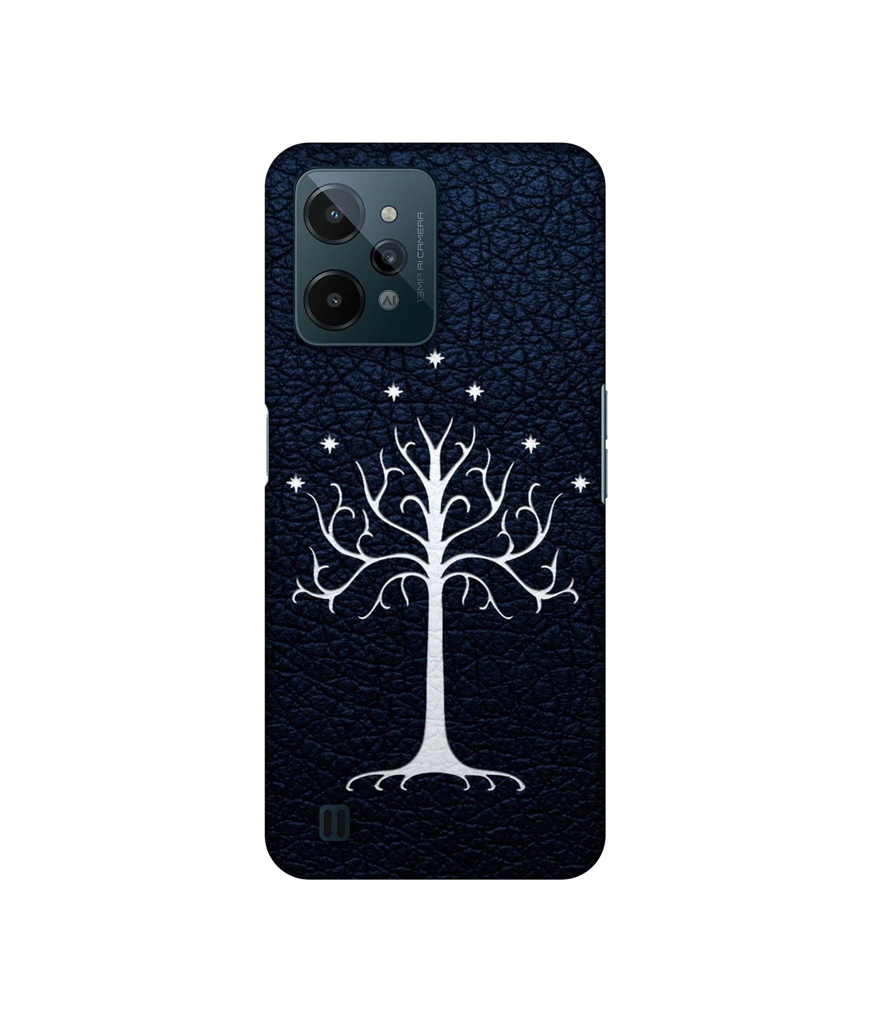 Magic Tree Pattern Designer Hard Back Cover for Realme C31 4G