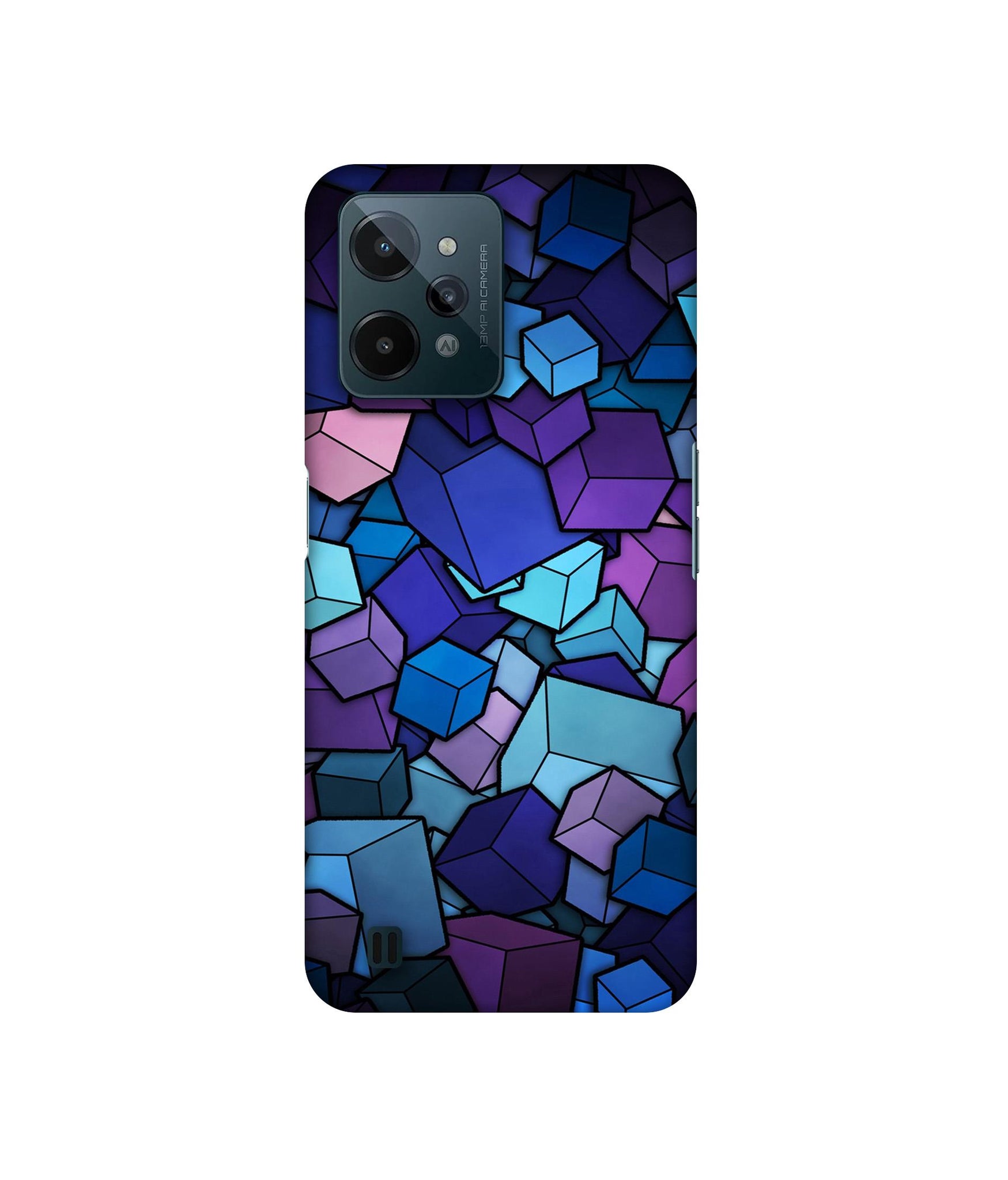 Color Box Designer Hard Back Cover for Realme C31 4G