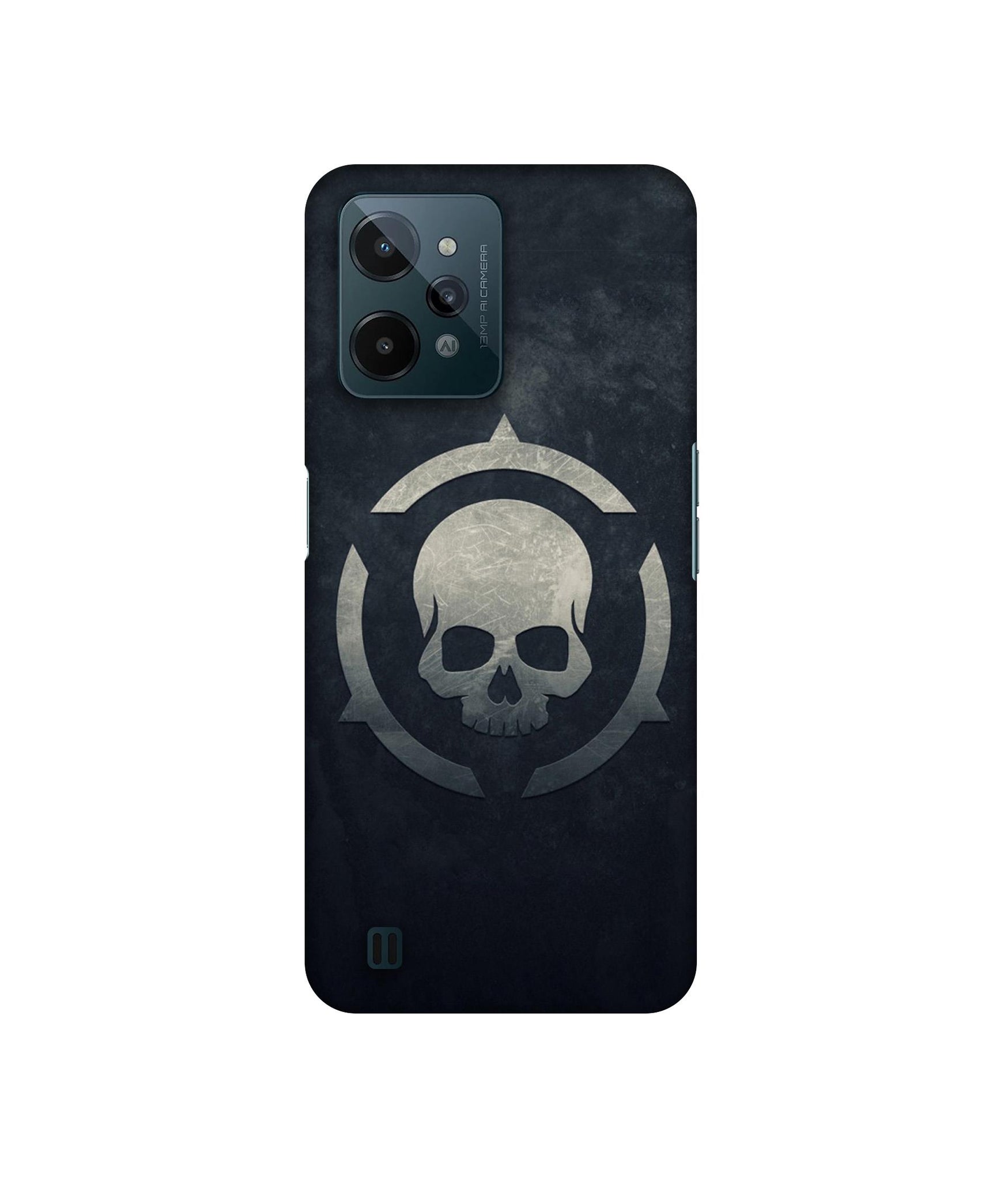 Skull Pattern Print Designer Hard Back Cover for Realme C31 4G