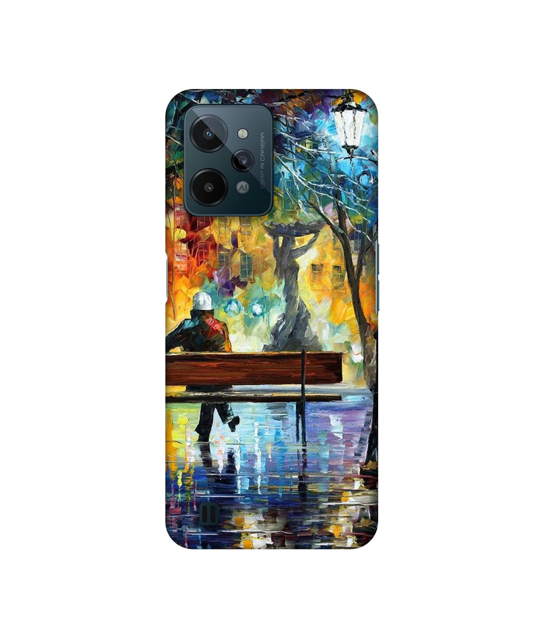 Man Resting Designer Hard Back Cover for Realme C31 4G