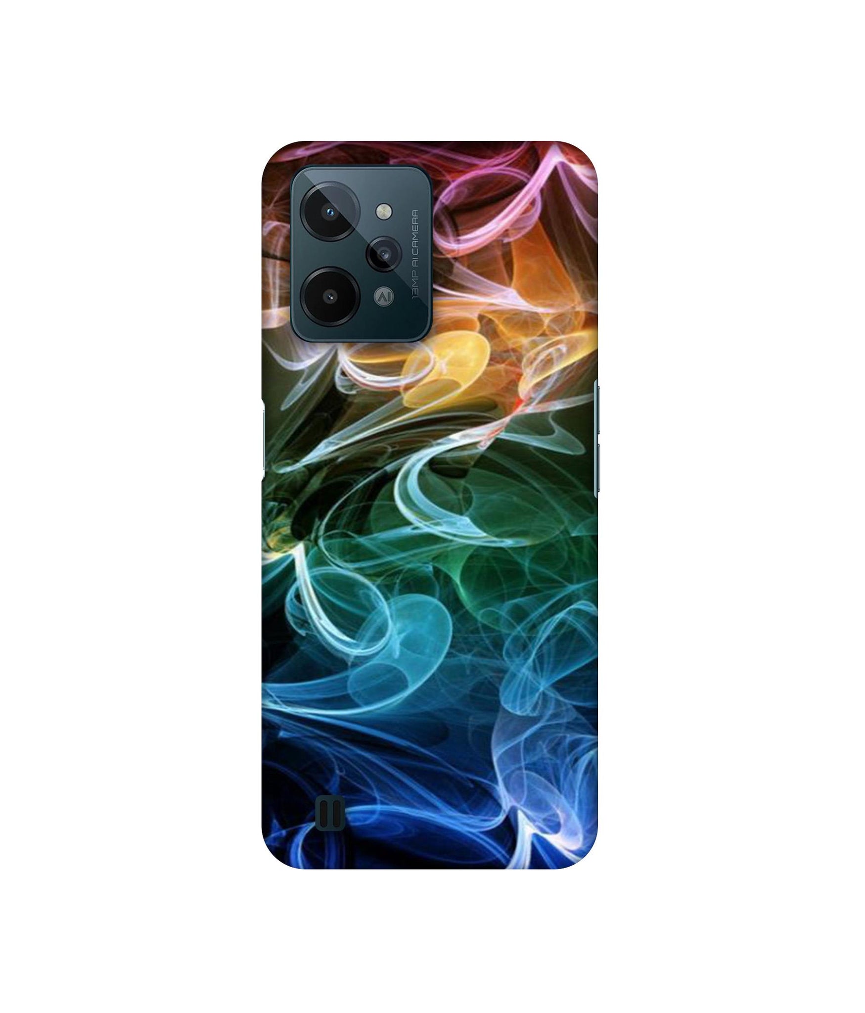 Smoky Pattern Designer Hard Back Cover for Realme C31 4G