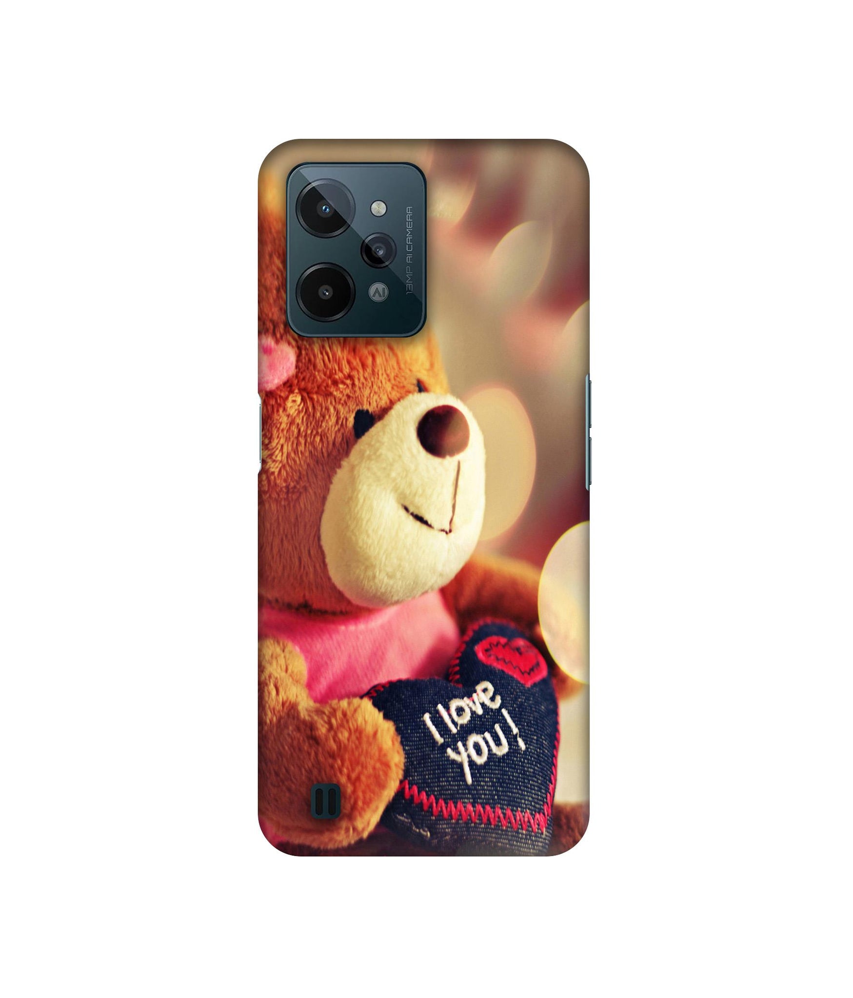 Teddy Bear Designer Hard Back Cover for Realme C31 4G