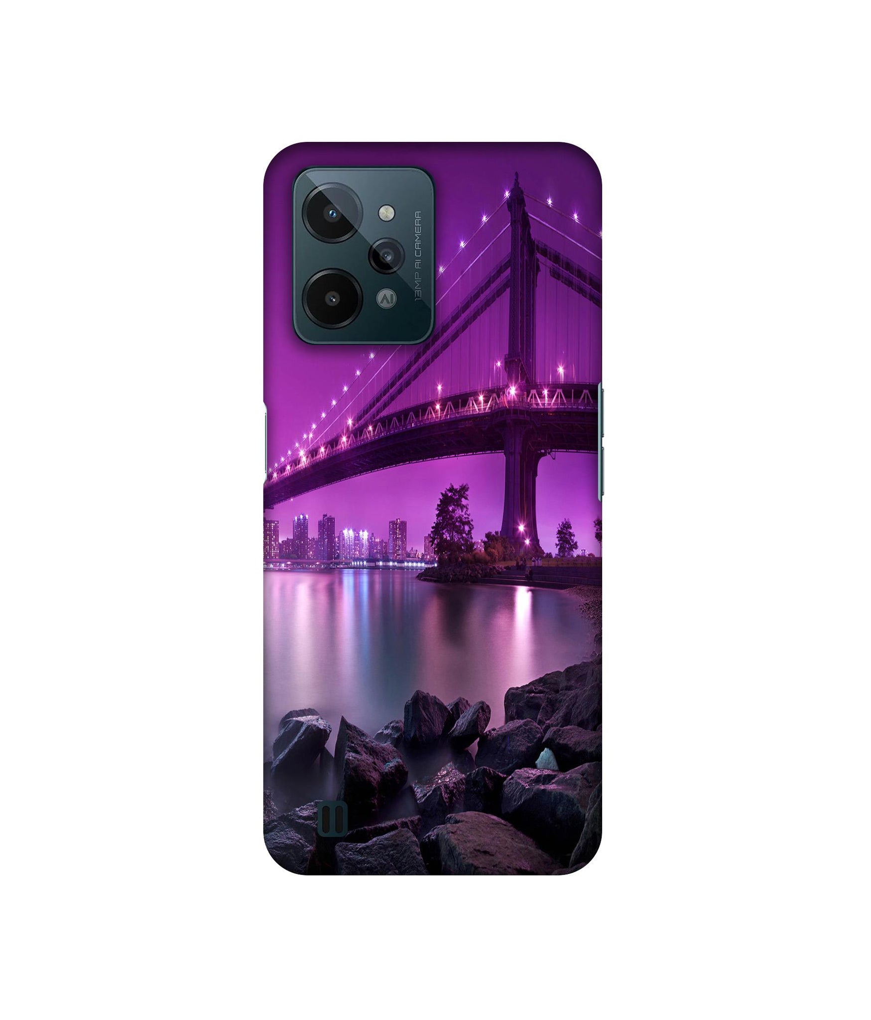 Manhattan Bridge Designer Hard Back Cover for Realme C31 4G