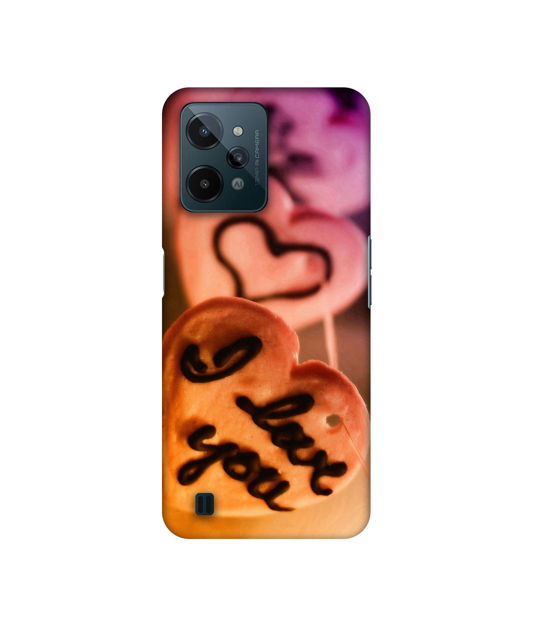 I Love you Designer Hard Back Cover for Realme C31 4G