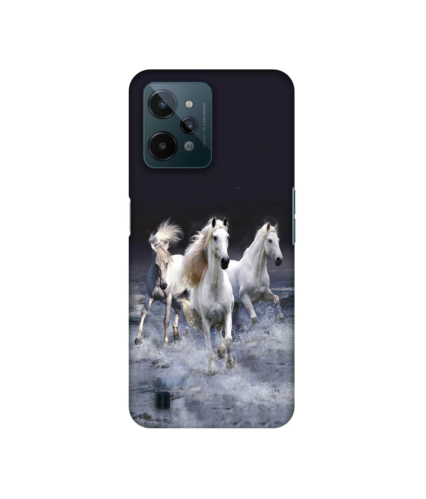 Mystic Horse Designer Hard Back Cover for Realme C31 4G