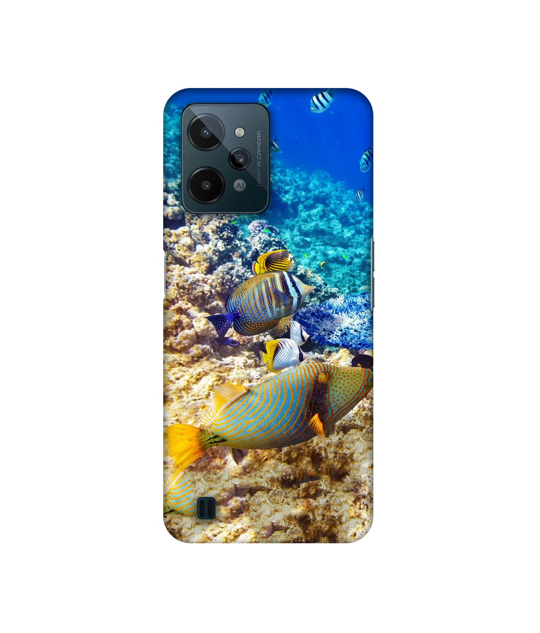 Underwater World Designer Hard Back Cover for Realme C31 4G