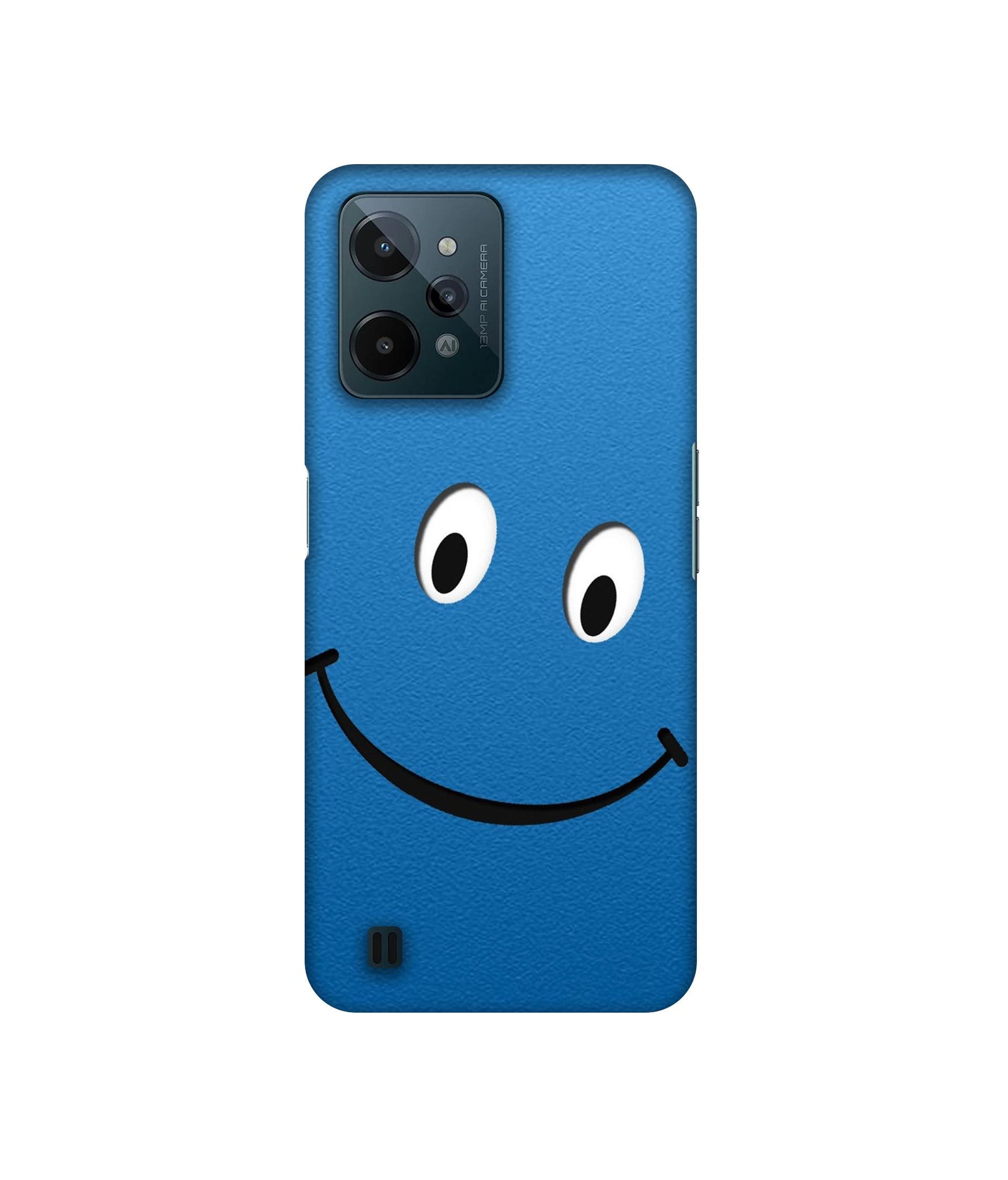 Smile Face Designer Hard Back Cover for Realme C31 4G