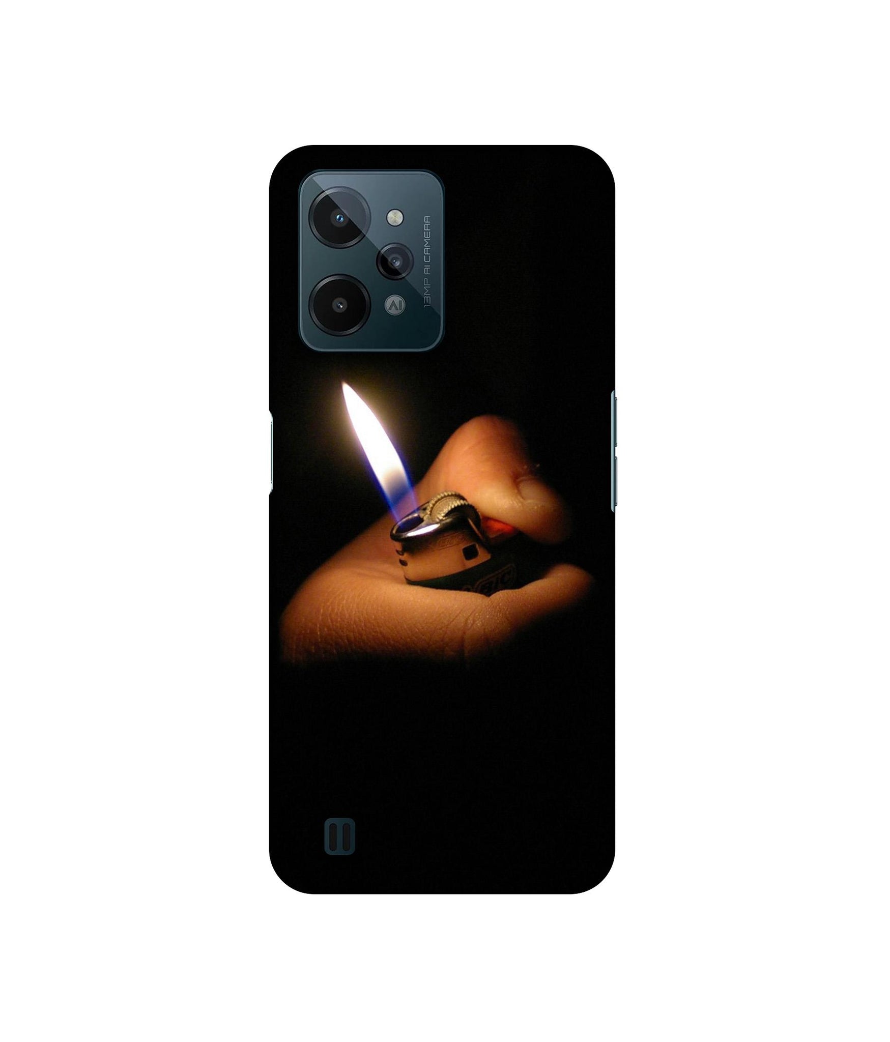Lighter Flames Designer Hard Back Cover for Realme C31 4G