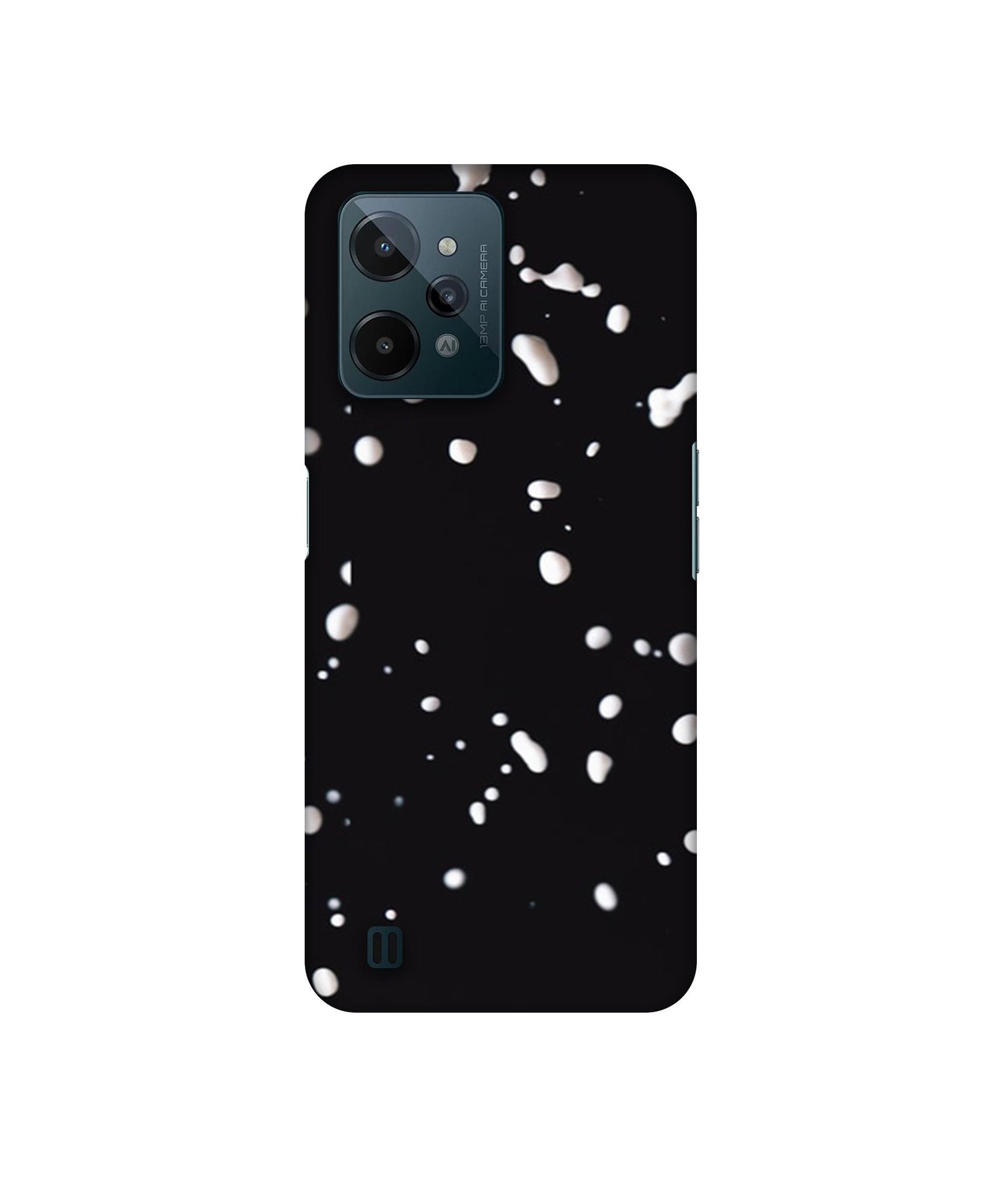 Milk Splash Designer Hard Back Cover for Realme C31 4G