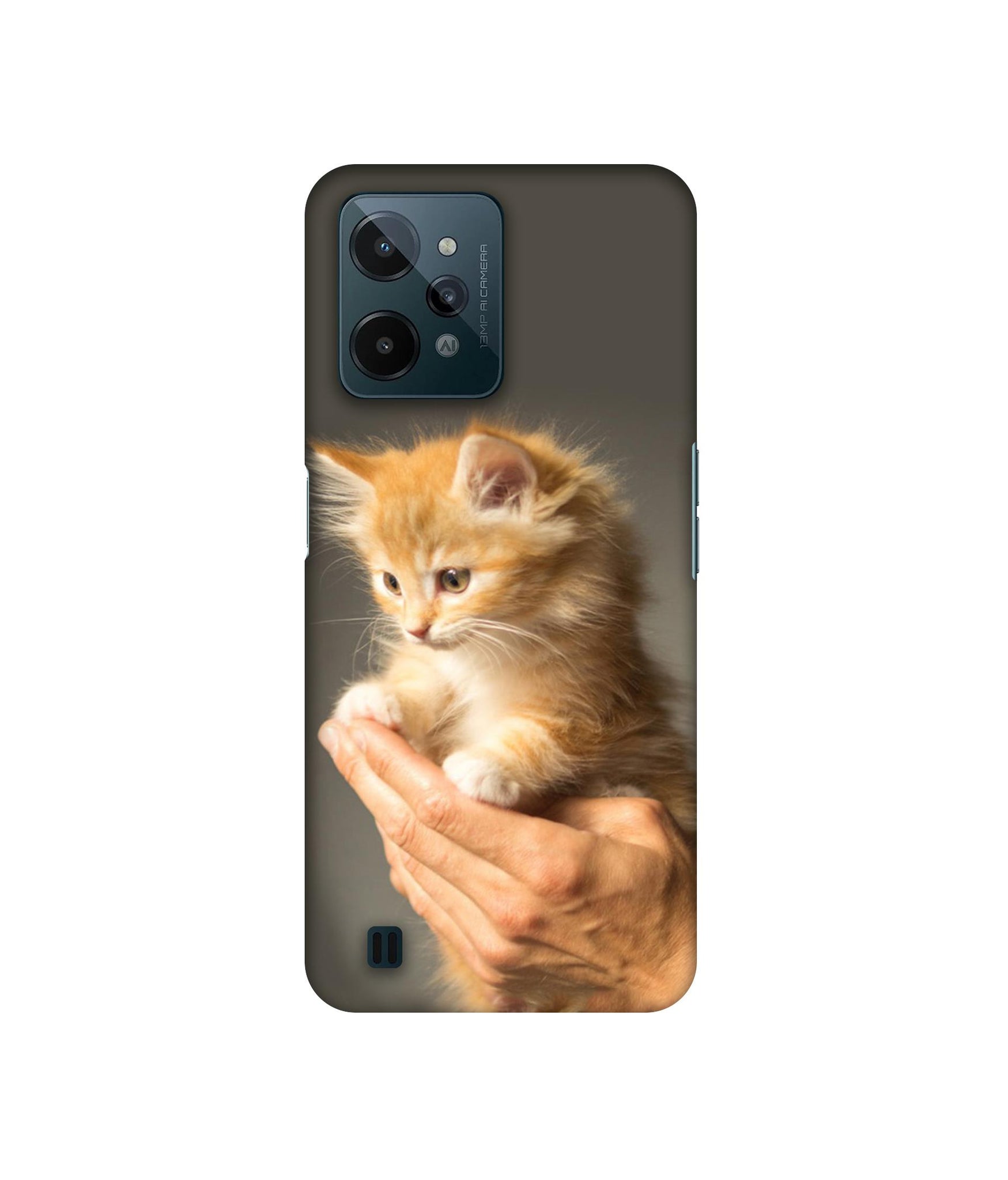 Cute Kitten Designer Hard Back Cover for Realme C31 4G