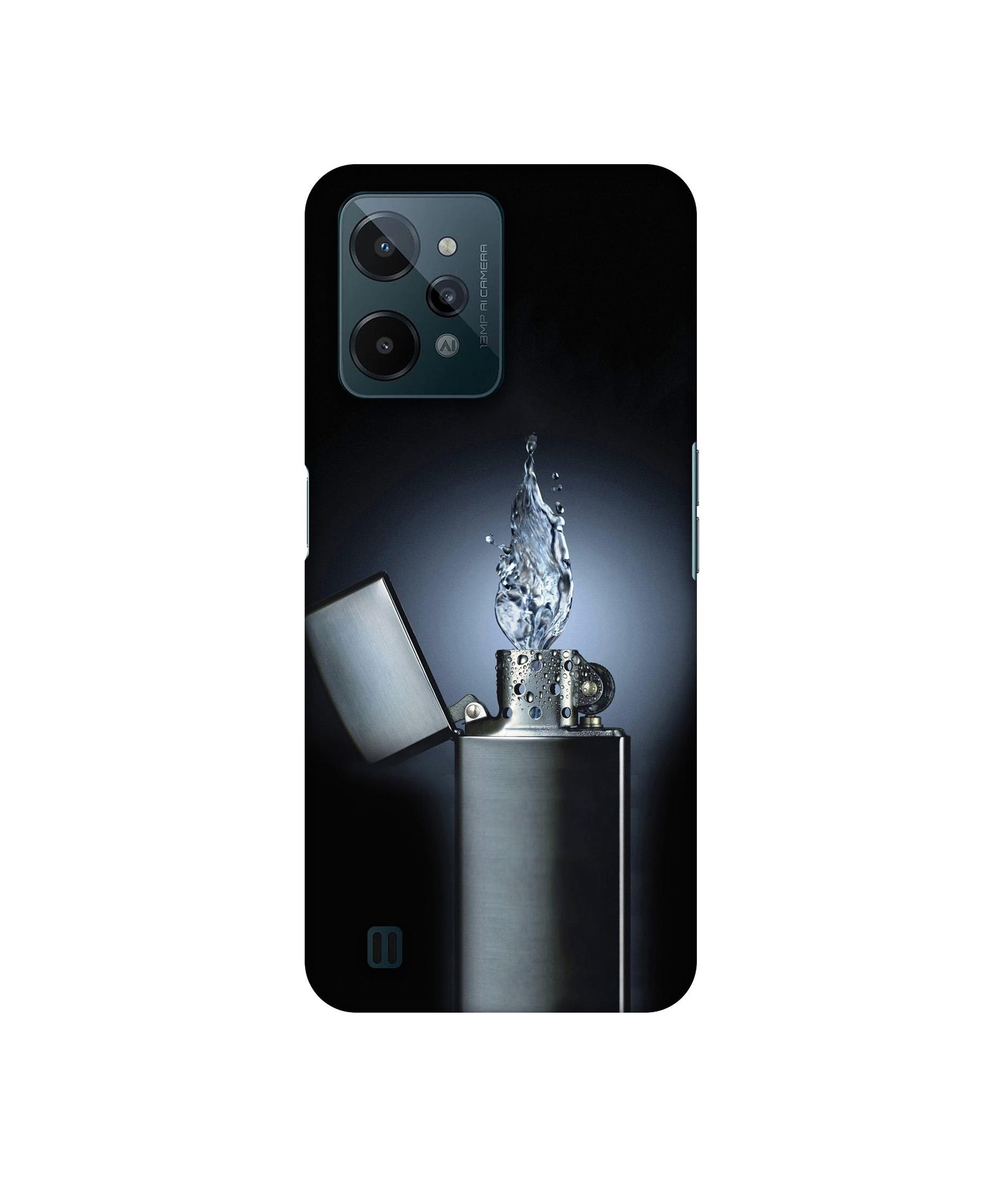Water Lighter Designer Hard Back Cover for Realme C31 4G