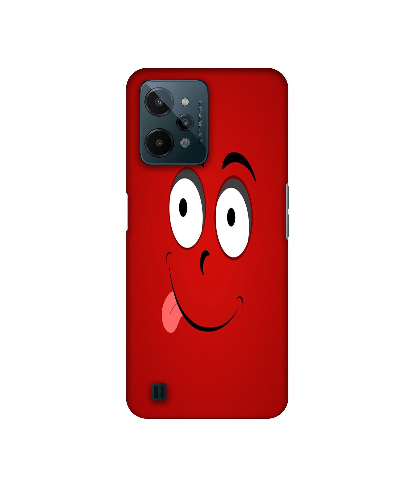 Greedy Smile Designer Hard Back Cover for Realme C31 4G