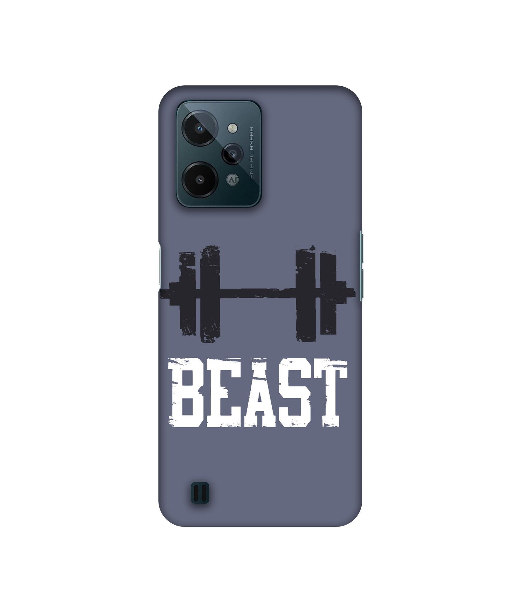 Beast Gym Designer Hard Back Cover for Realme C31 4G