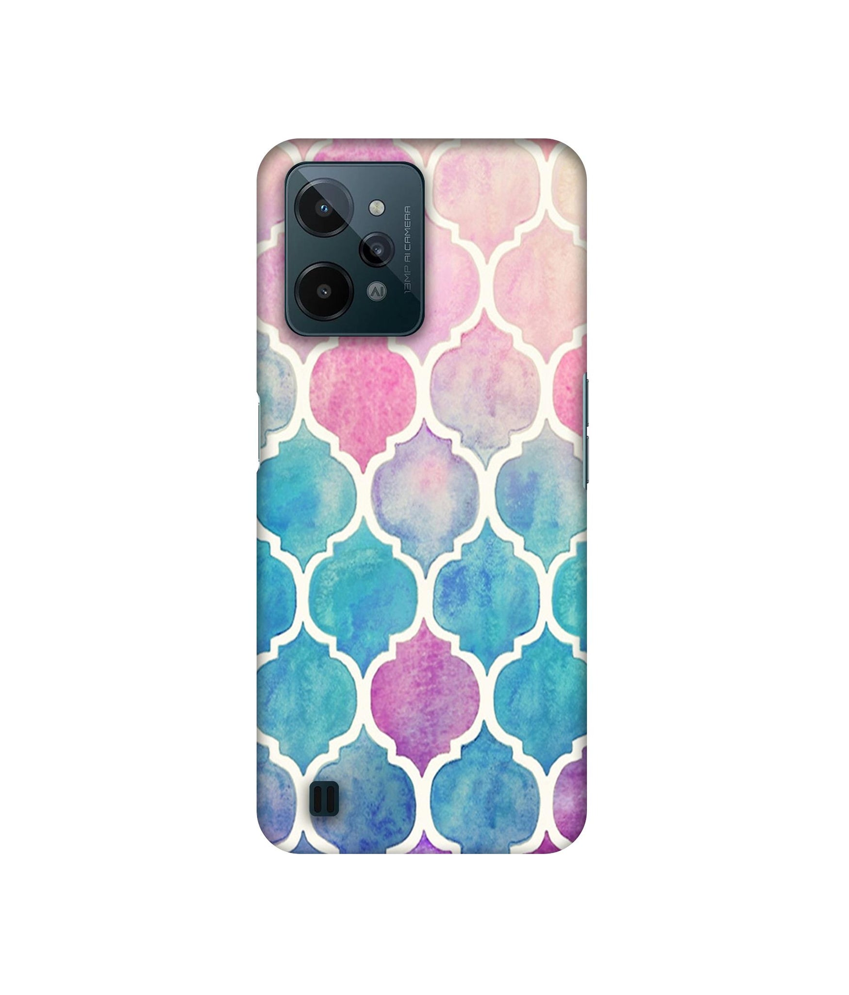Patterns Art Designer Hard Back Cover for Realme C31 4G
