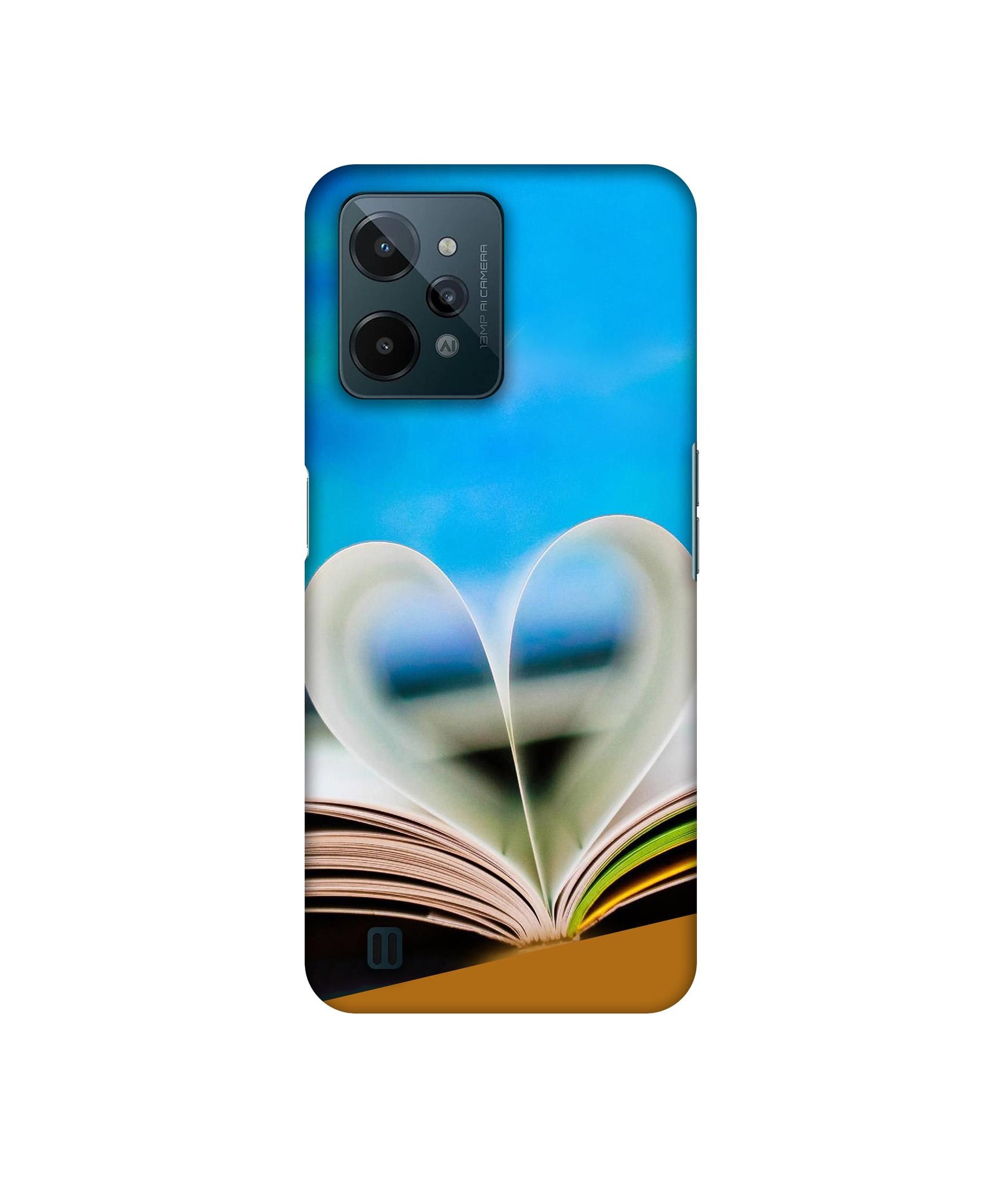 Love Book Designer Hard Back Cover for Realme C31 4G