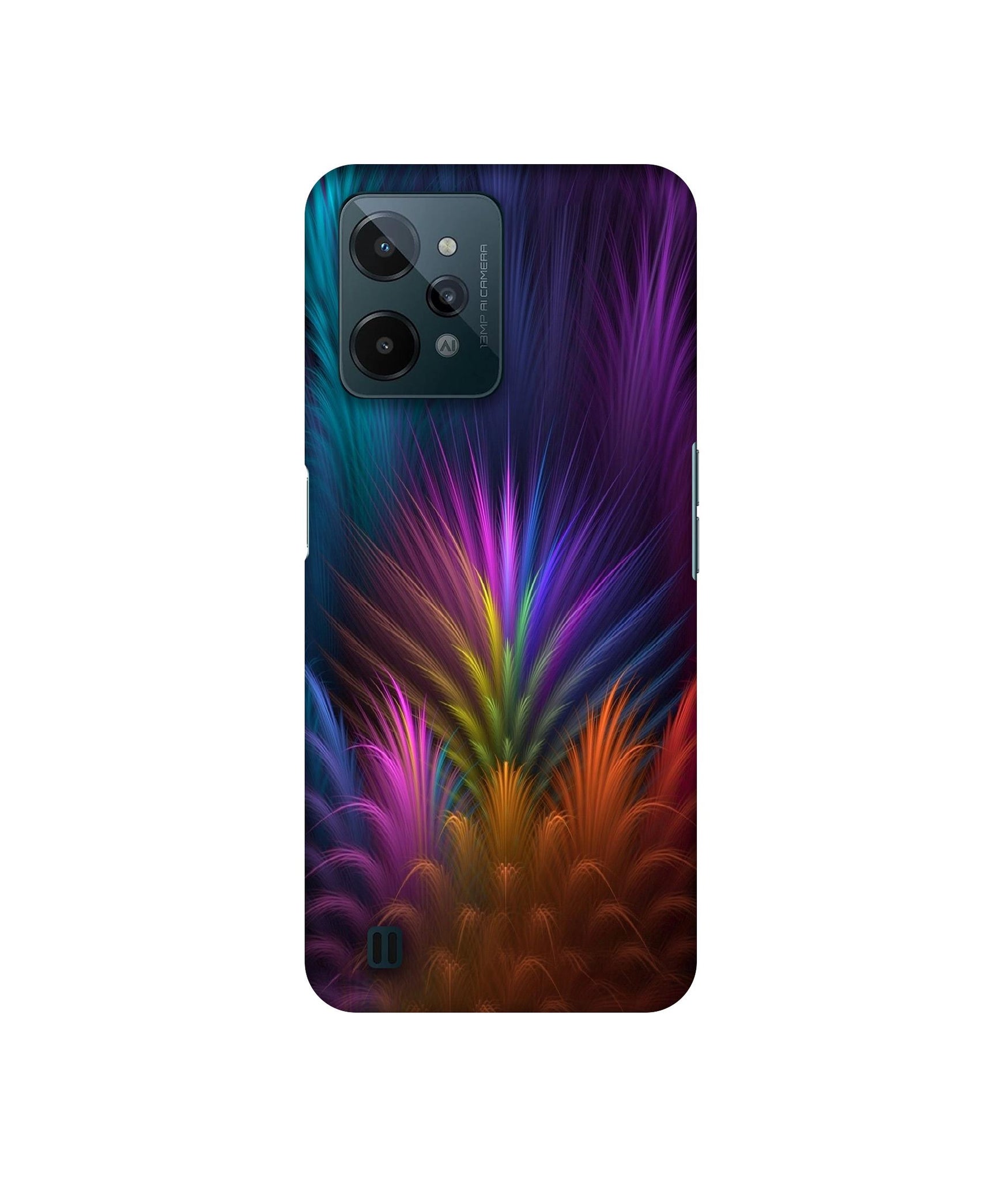 Multicoloured Designer Hard Back Cover for Realme C31 4G