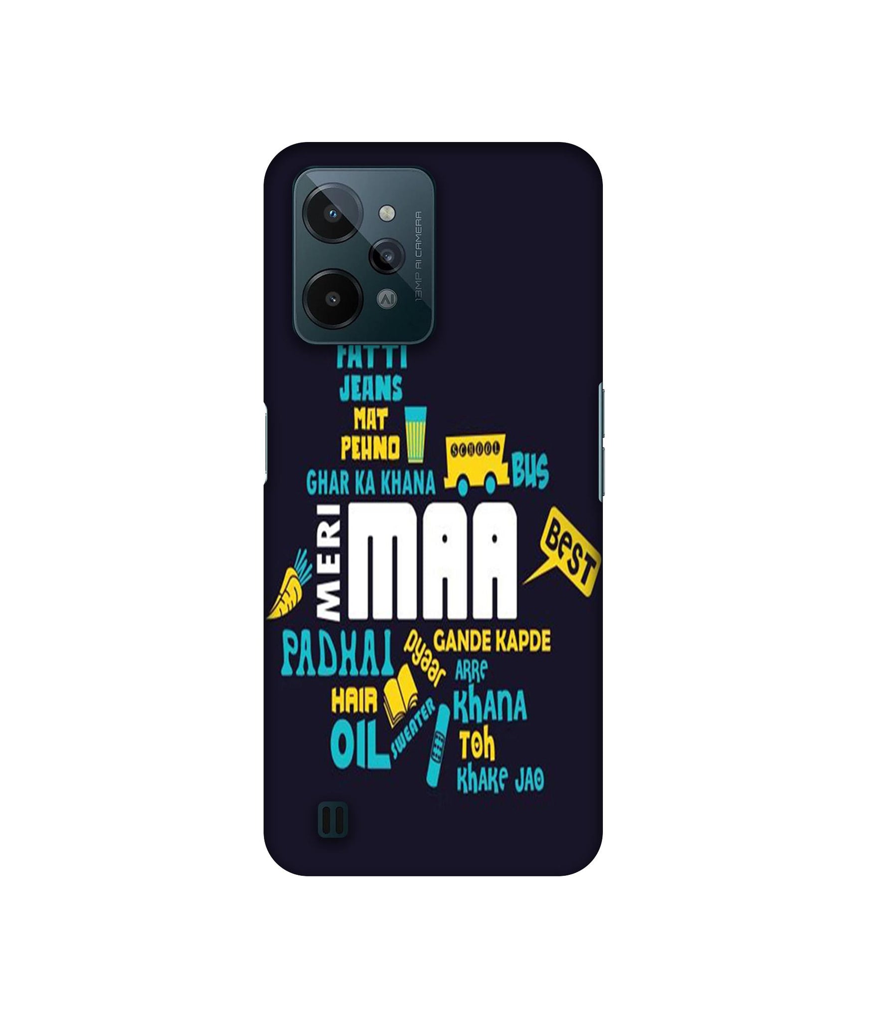 Maa Designer Hard Back Cover for Realme C31 4G