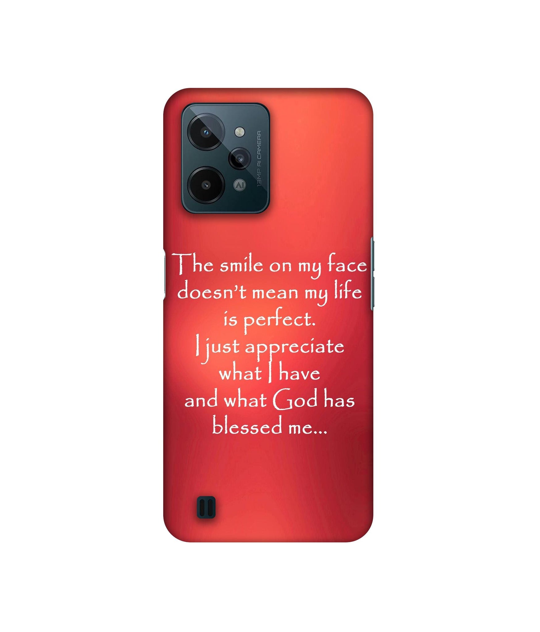 Quotes On Life Designer Hard Back Cover for Realme C31 4G