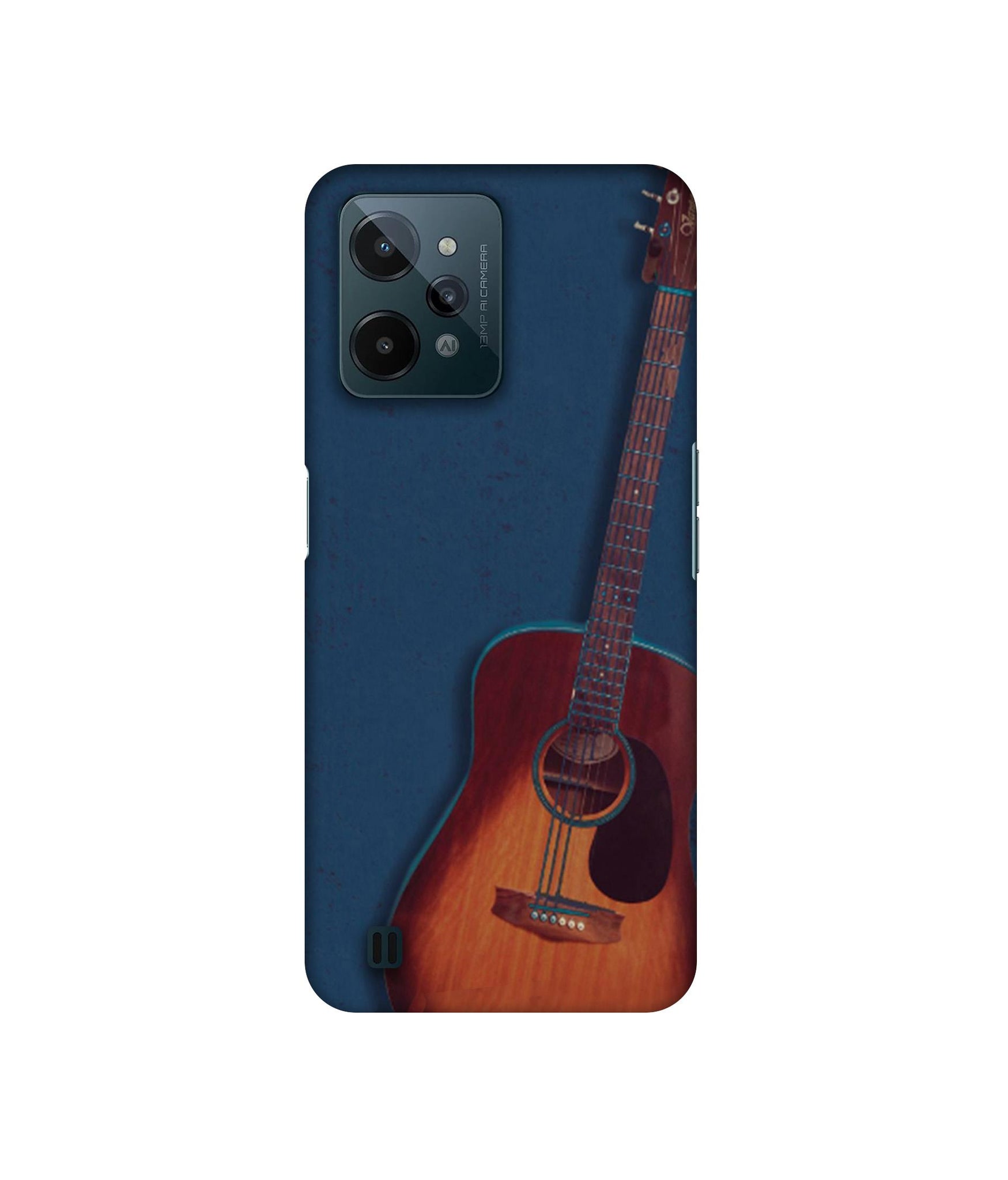 Guitar Designer Hard Back Cover for Realme C31 4G
