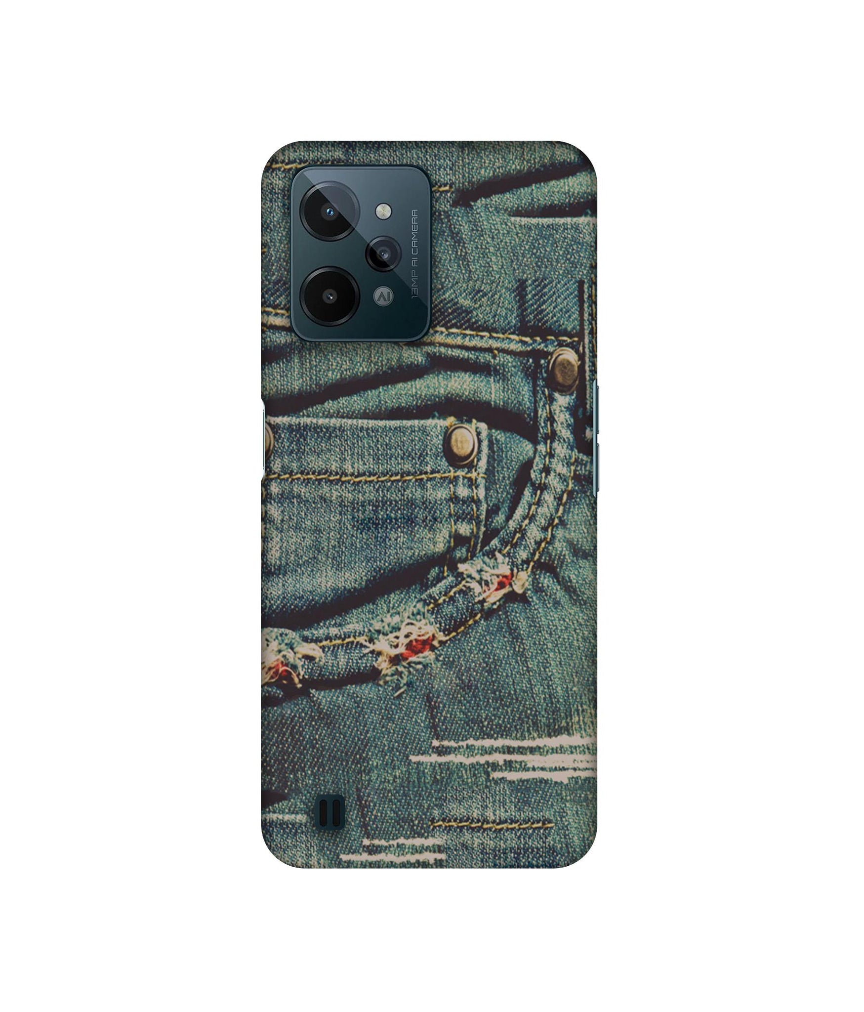 Jeans Designer Hard Back Cover for Realme C31 4G