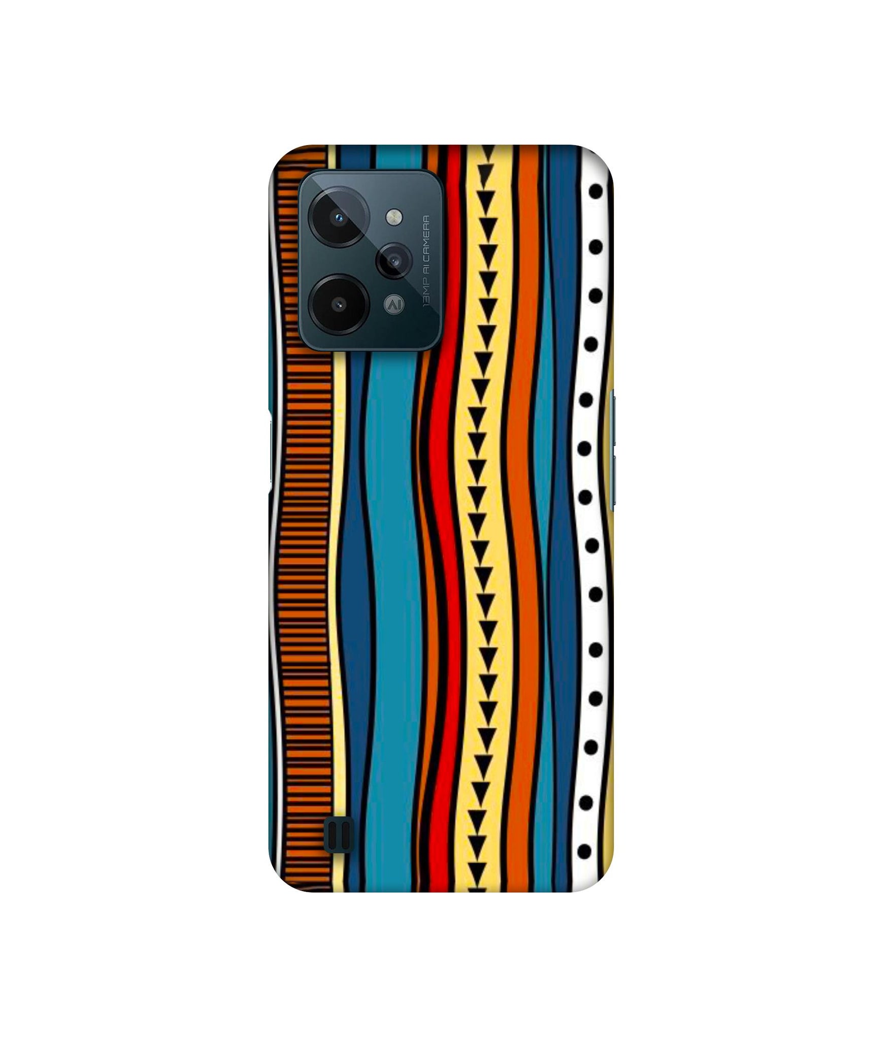 Rangoli Folk Art Designer Hard Back Cover for Realme C31 4G