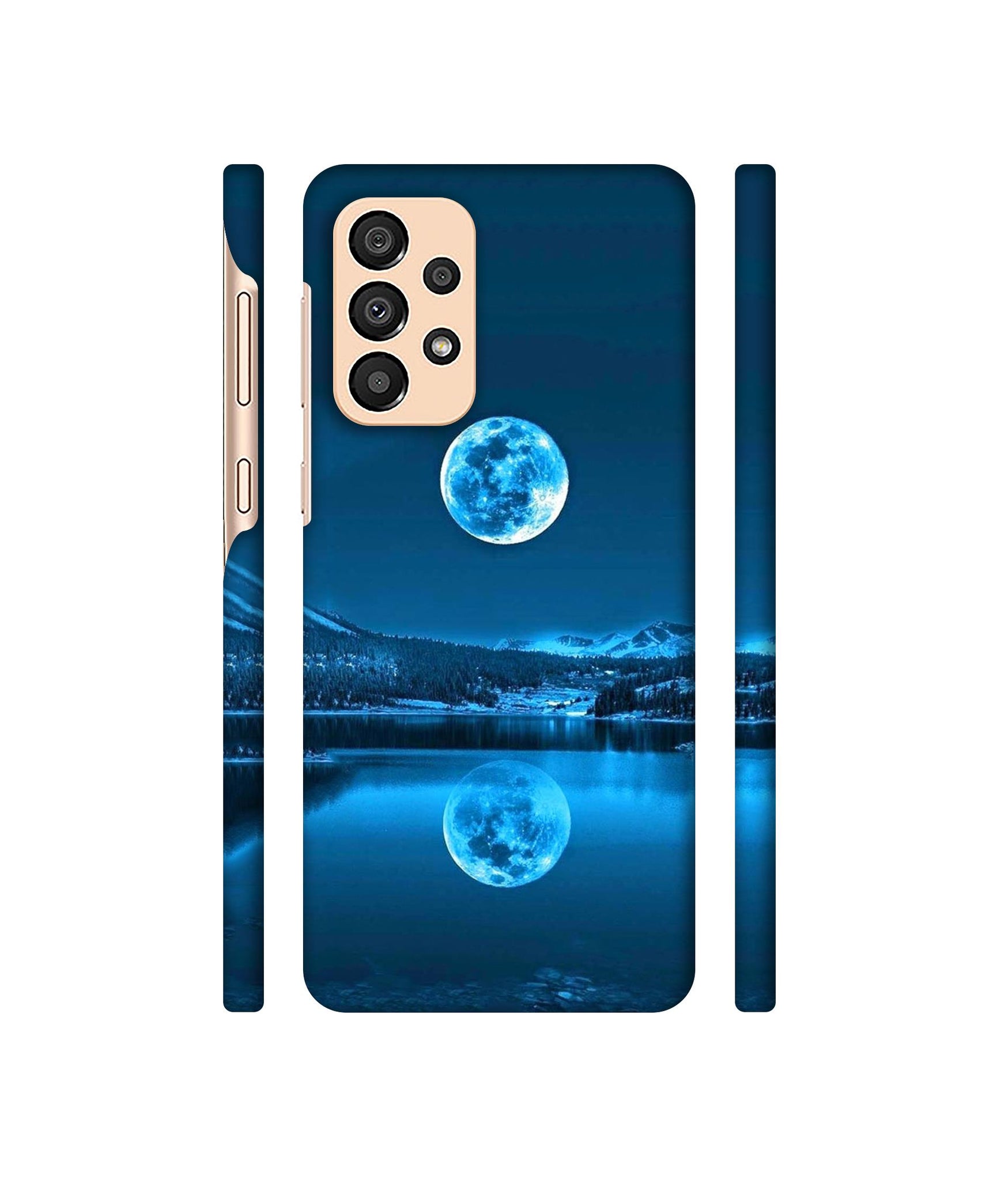 Awesome Moon Designer Hard Back Cover for Samsung Galaxy A33 5G
