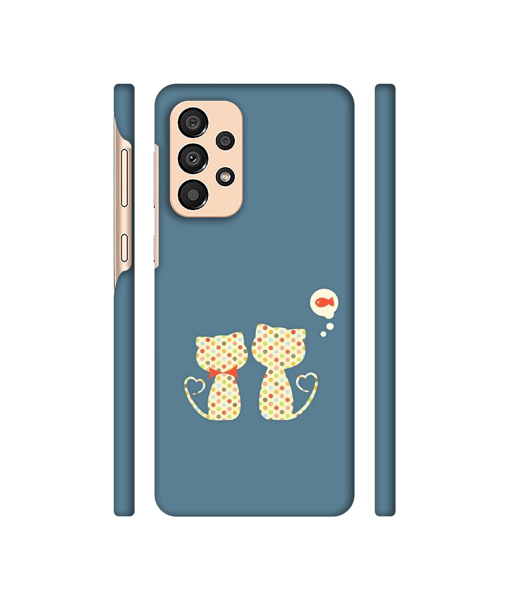 Fish On Mind Print Designer Hard Back Cover for Samsung Galaxy A33 5G