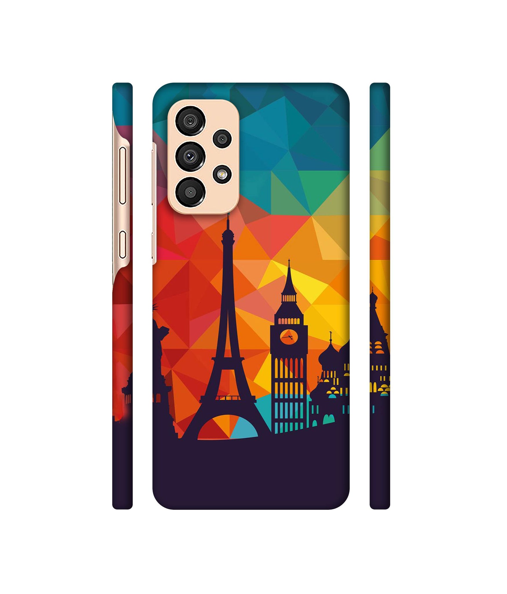 Colored Paris Designer Hard Back Cover for Samsung Galaxy A33 5G