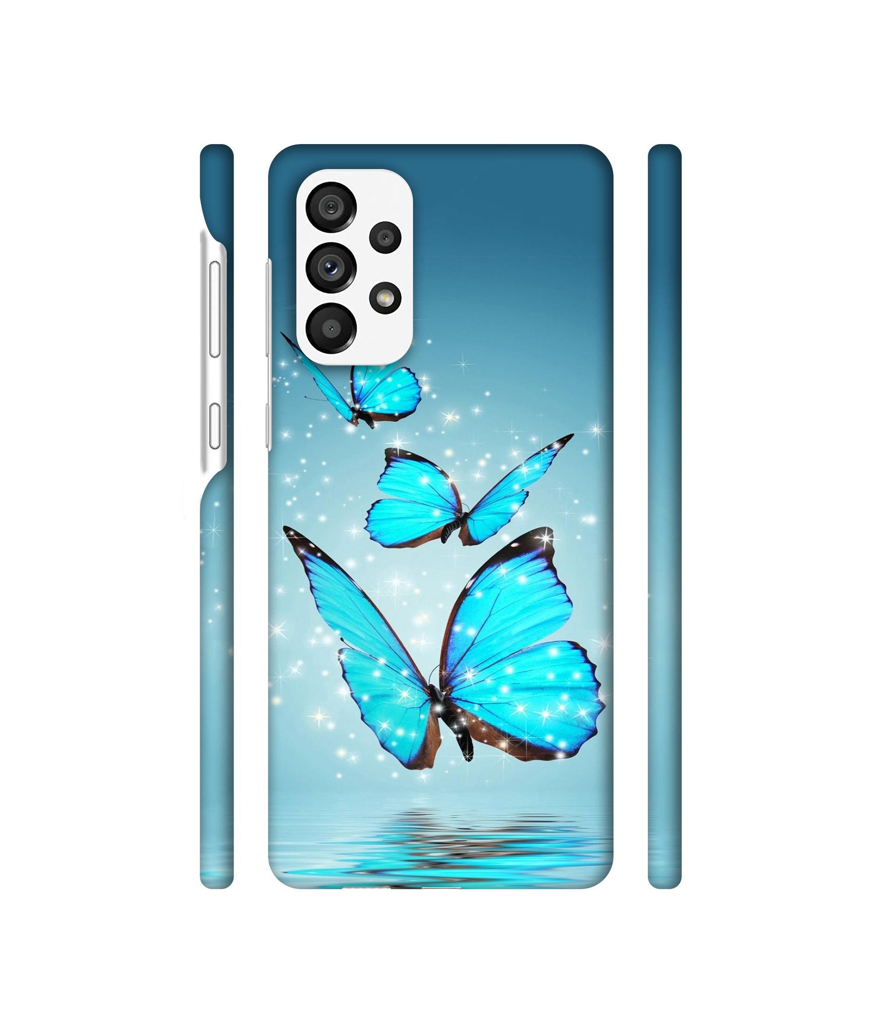Flying Butterflies Designer Hard Back Cover for Samsung Galaxy A73 5G