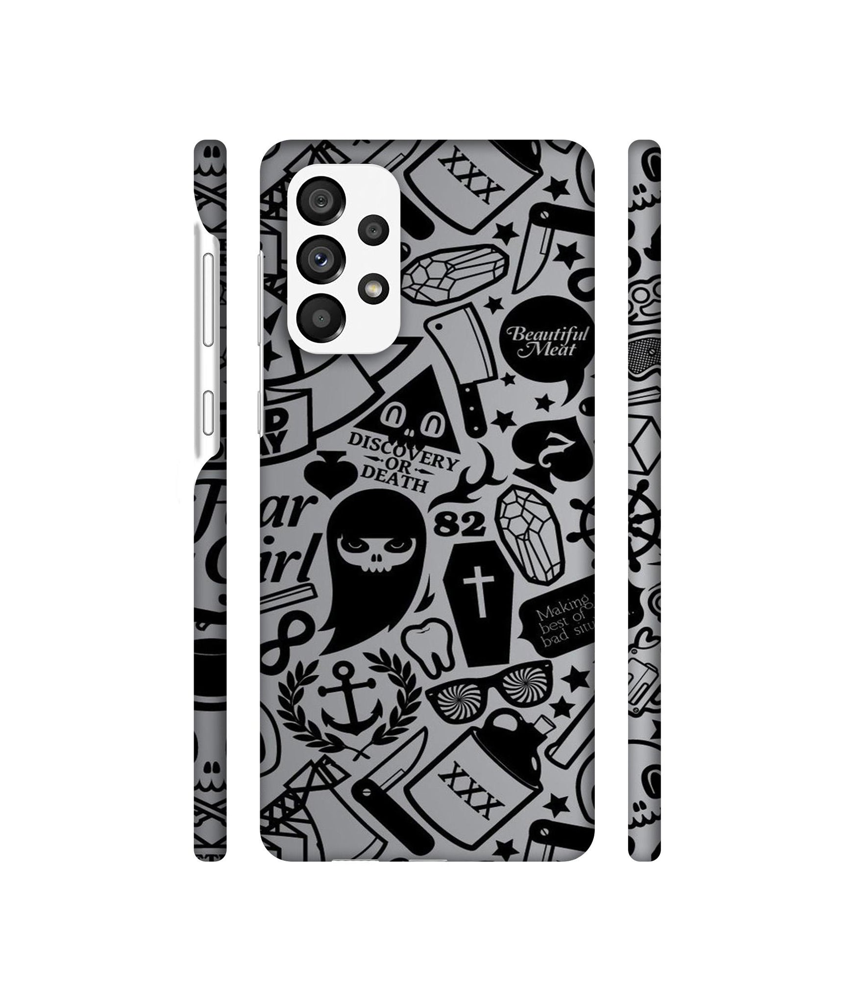 Discover Or Death Designer Hard Back Cover for Samsung Galaxy A73 5G