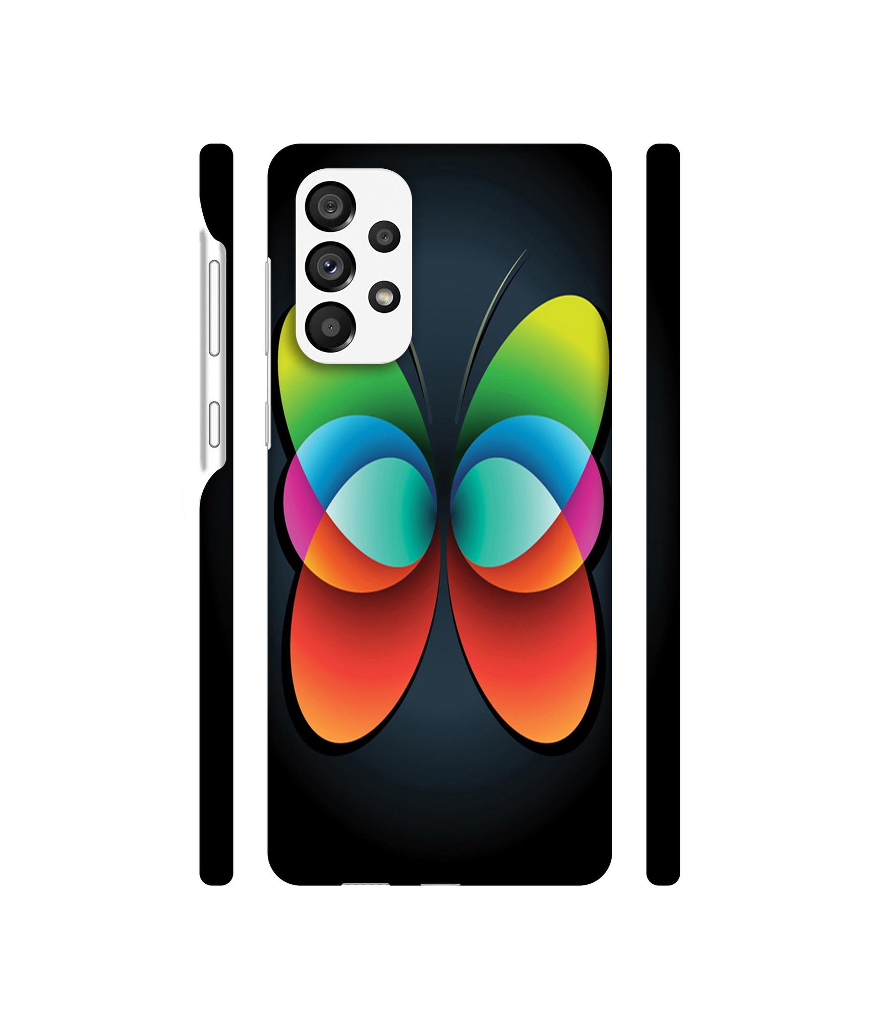 Colourfull Butterfly Designer Hard Back Cover for Samsung Galaxy A73 5G