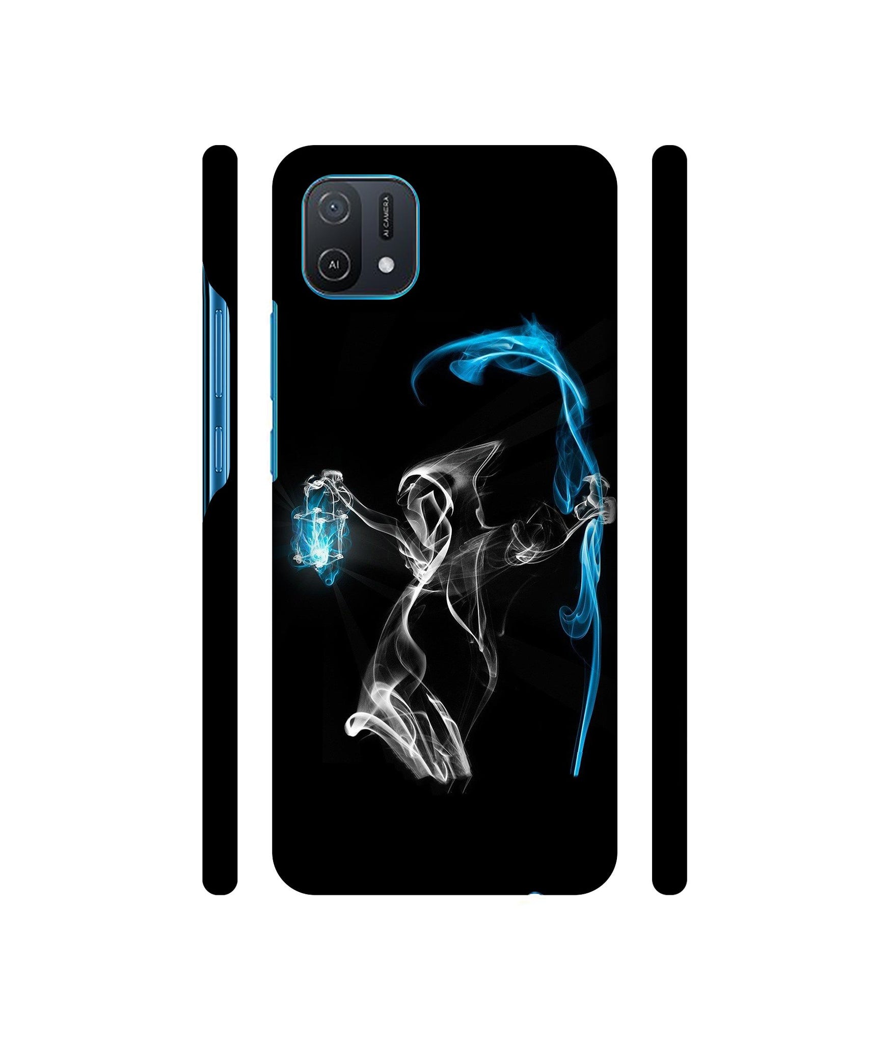 3D Skull Designer Hard Back Cover for Oppo A16K 4G