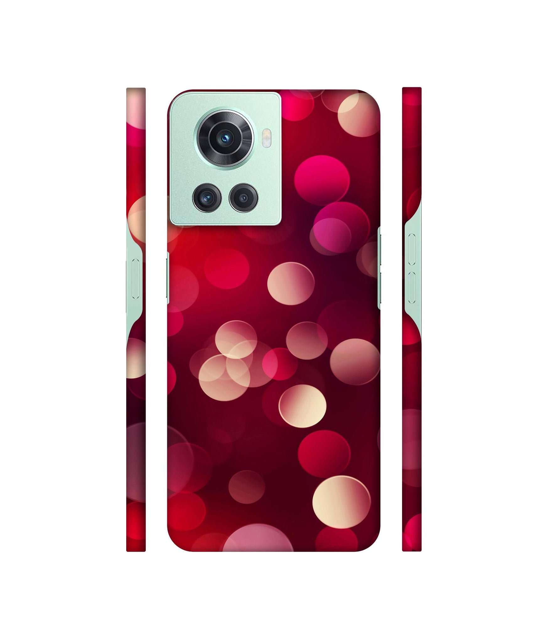 3D Circles Designer Hard Back Cover for OnePlus 10R 5G