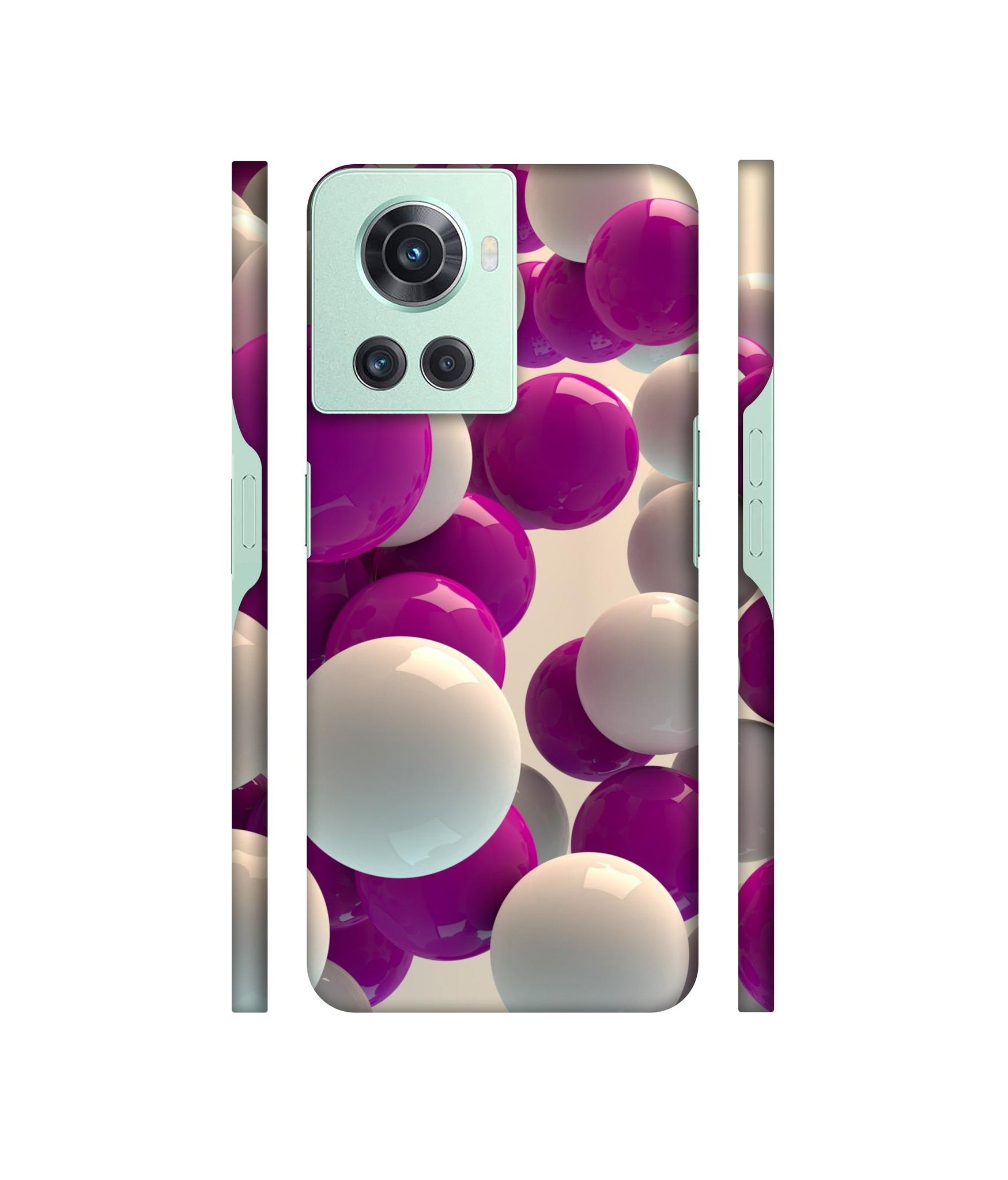3D Balloons Designer Hard Back Cover for OnePlus 10R 5G