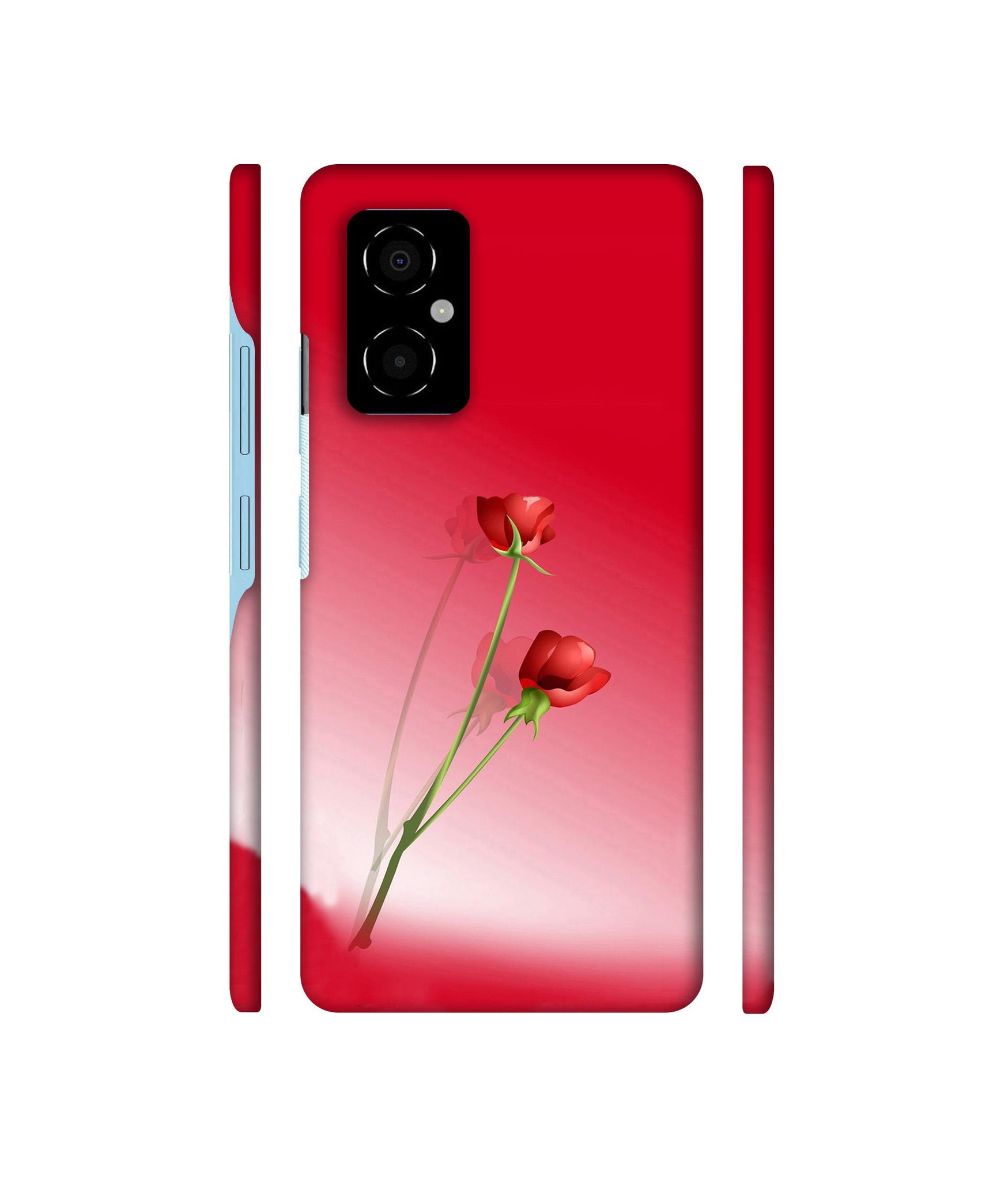 Red Roses Designer Hard Back Cover for Poco M4 5G