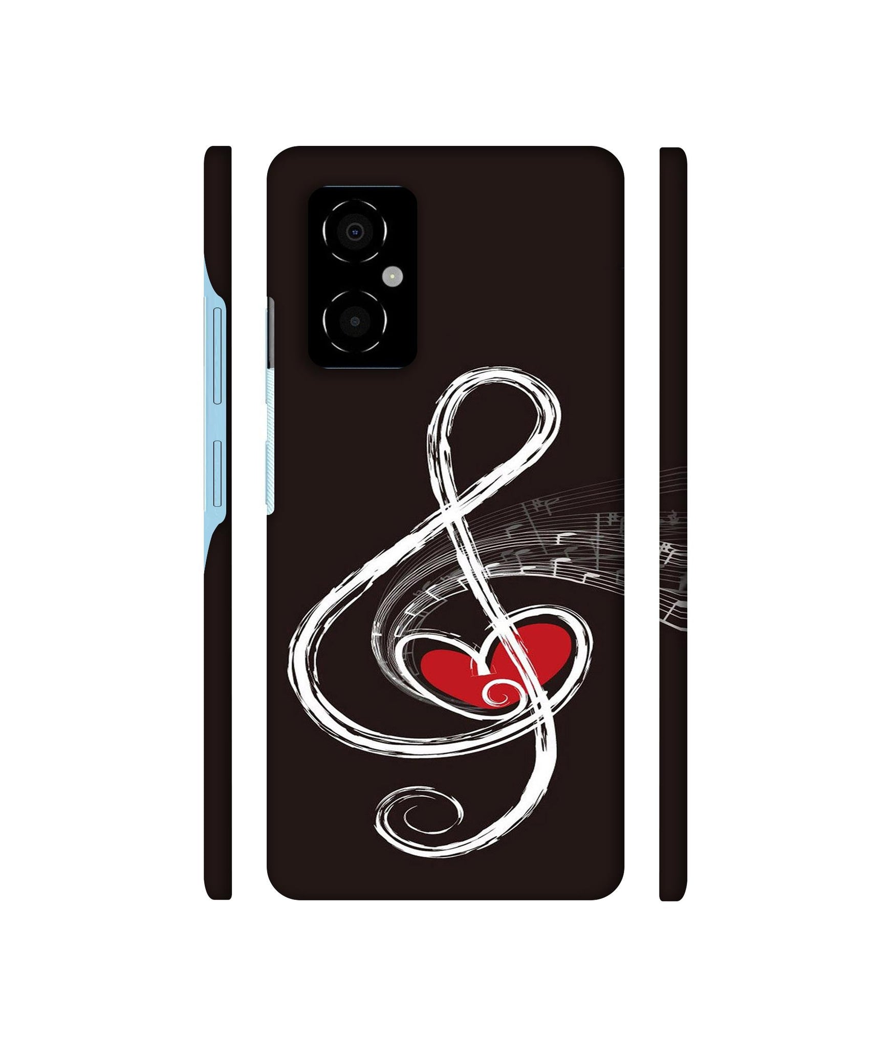 Love Note Music Designer Hard Back Cover for Poco M4 5G