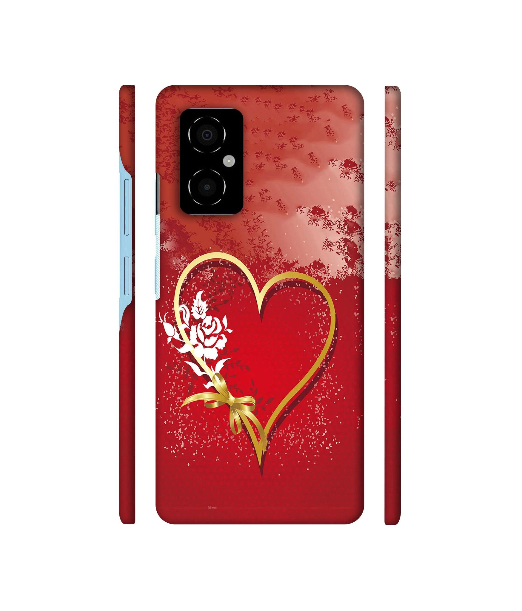 Love Rose Designer Hard Back Cover for Poco M4 5G