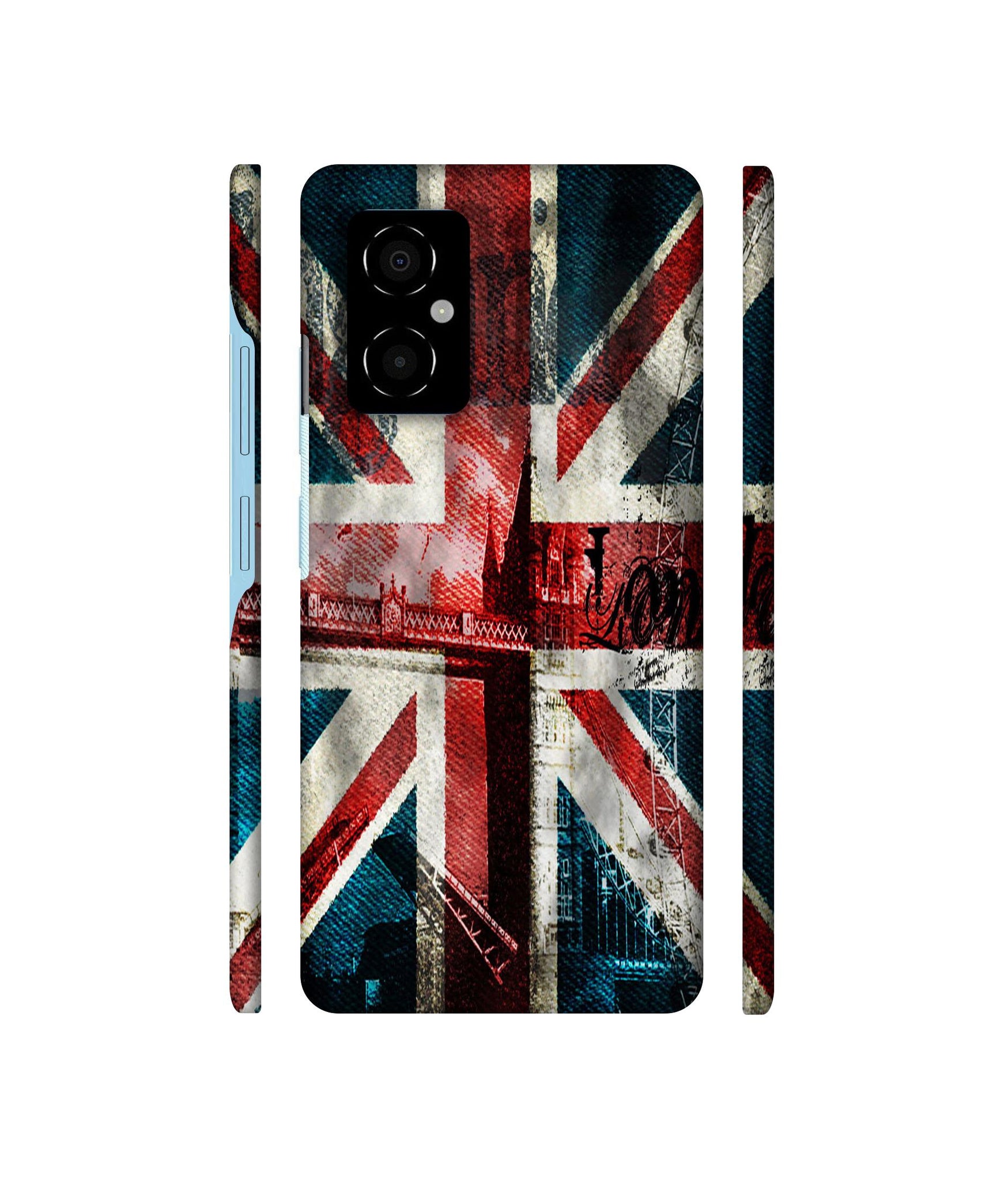 London Flag wallpaper Designer Hard Back Cover for Poco M4 5G