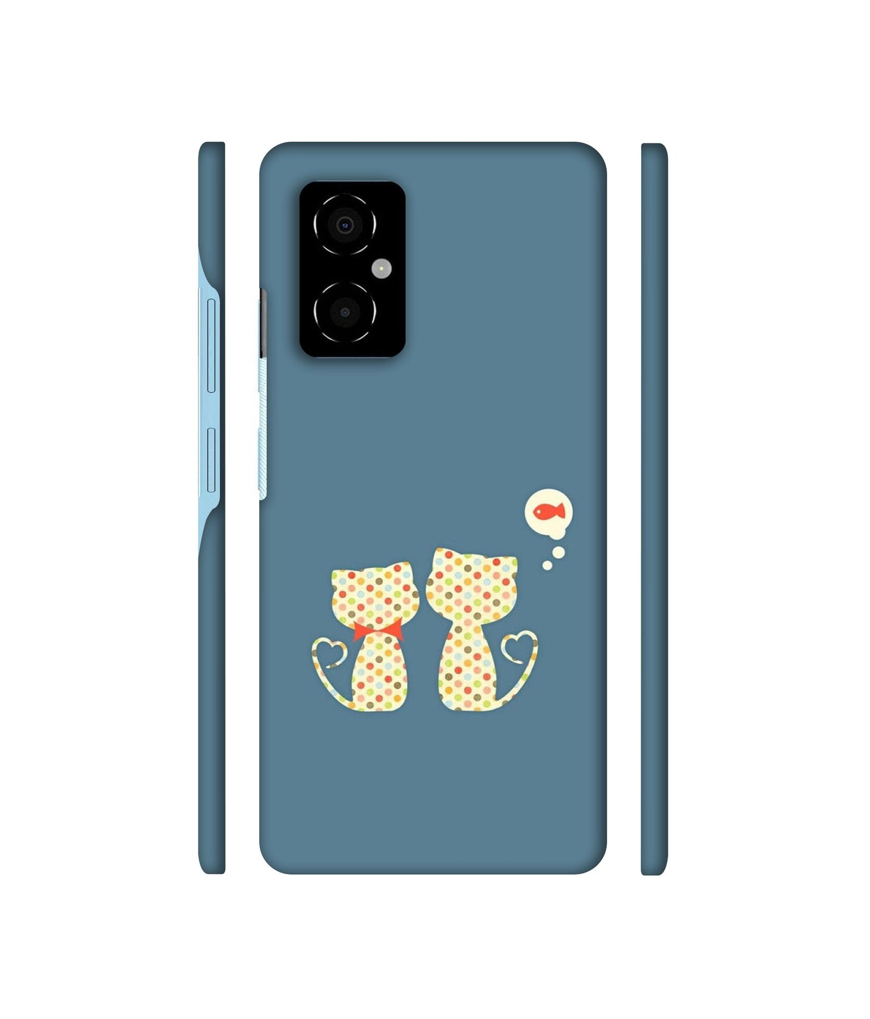 Fish On Mind Print Designer Hard Back Cover for Poco M4 5G