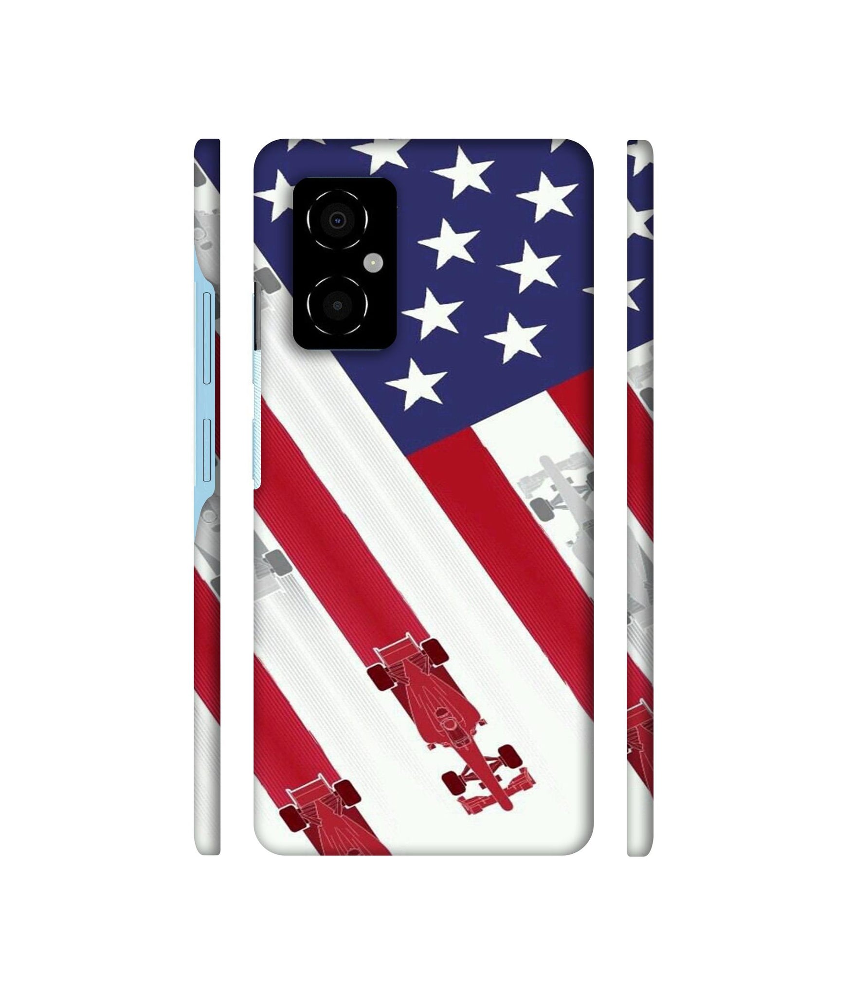 Ferrari On the Zoom Print Designer Hard Back Cover for Poco M4 5G