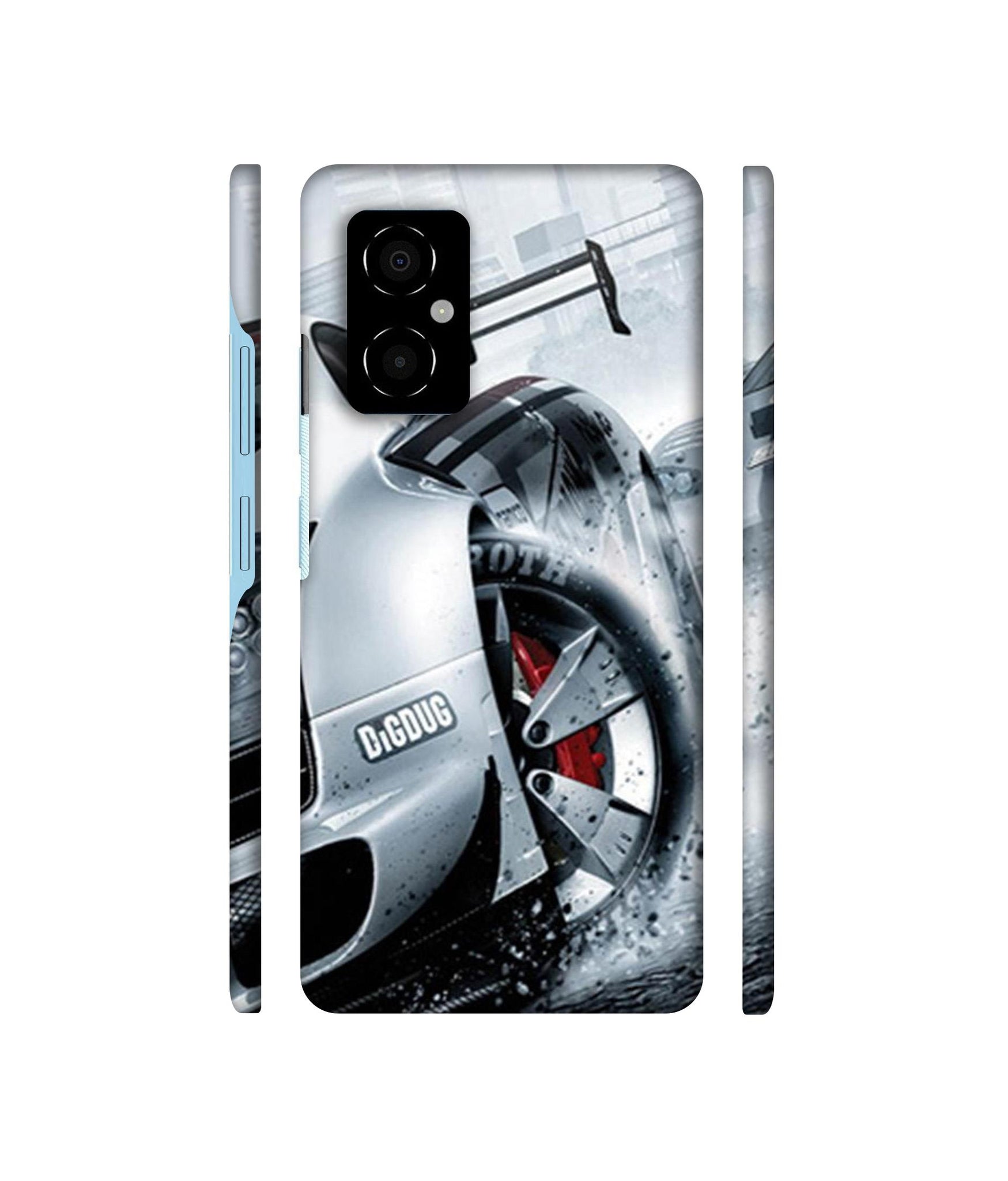 Drift Sport Print Designer Hard Back Cover for Poco M4 5G