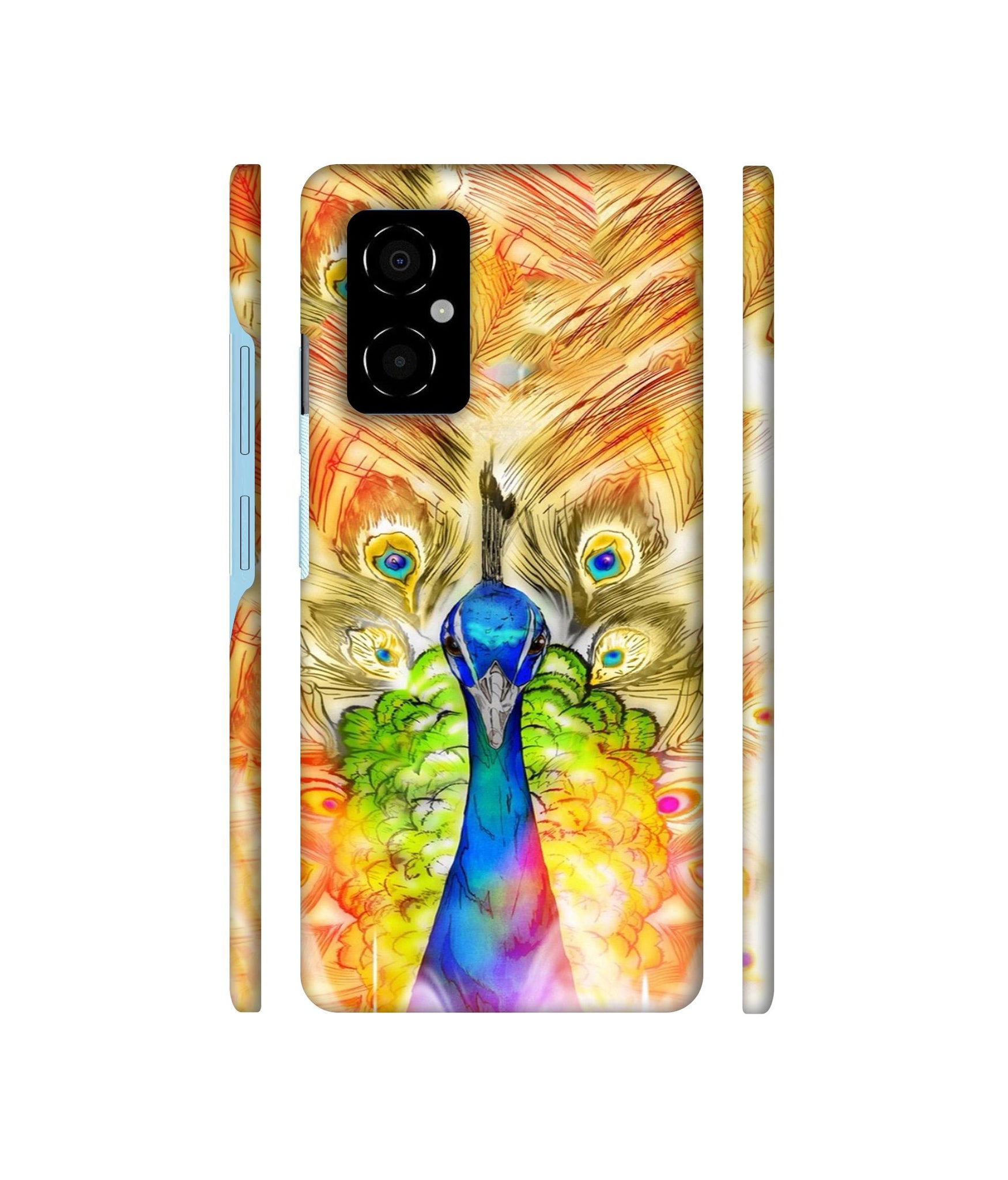 Colorful Joy Pattern Designer Hard Back Cover for Poco M4 5G