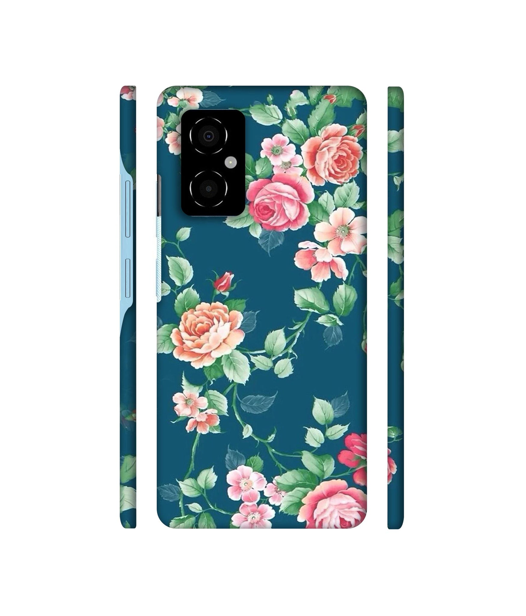 Vintage Floral Designer Hard Back Cover for Poco M4 5G