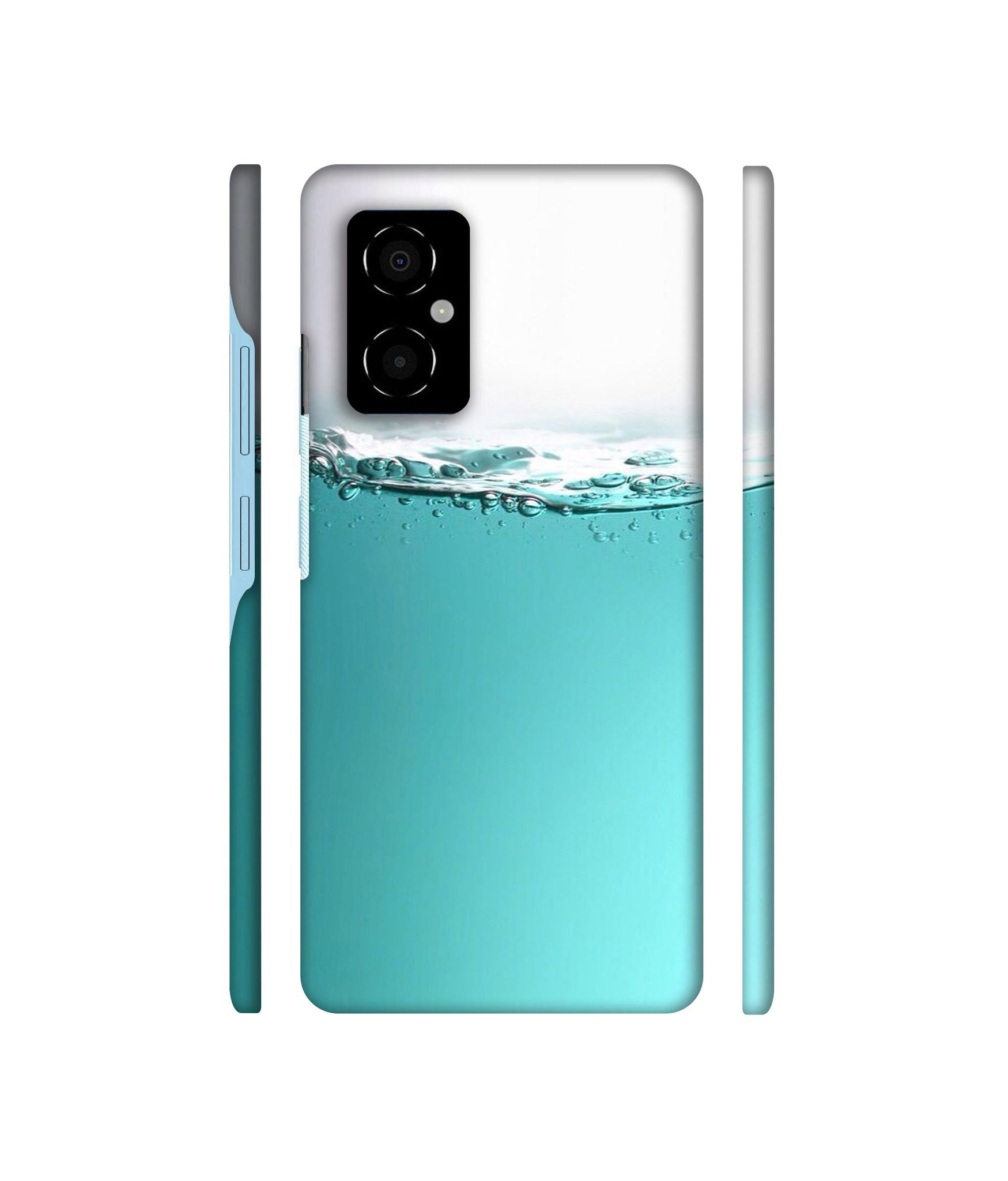 Half Fill Designer Hard Back Cover for Poco M4 5G