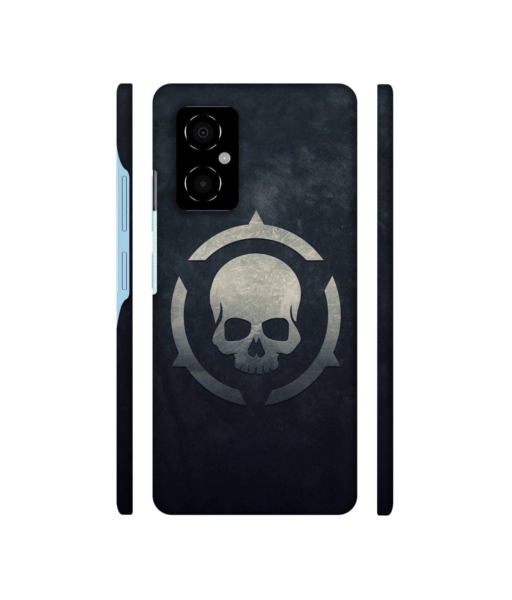 Skull Pattern Print Designer Hard Back Cover for Poco M4 5G