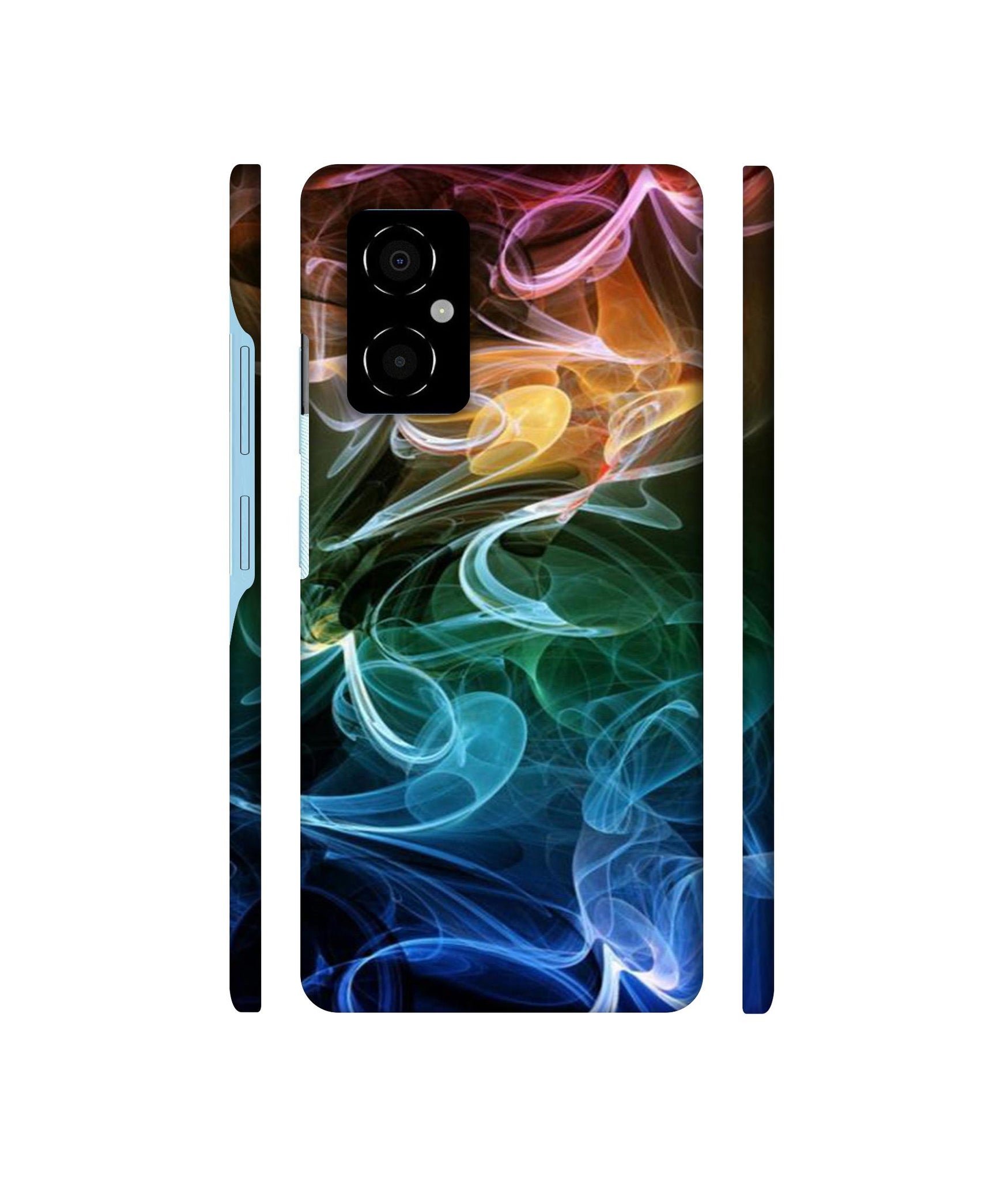 Smoky Pattern Designer Hard Back Cover for Poco M4 5G