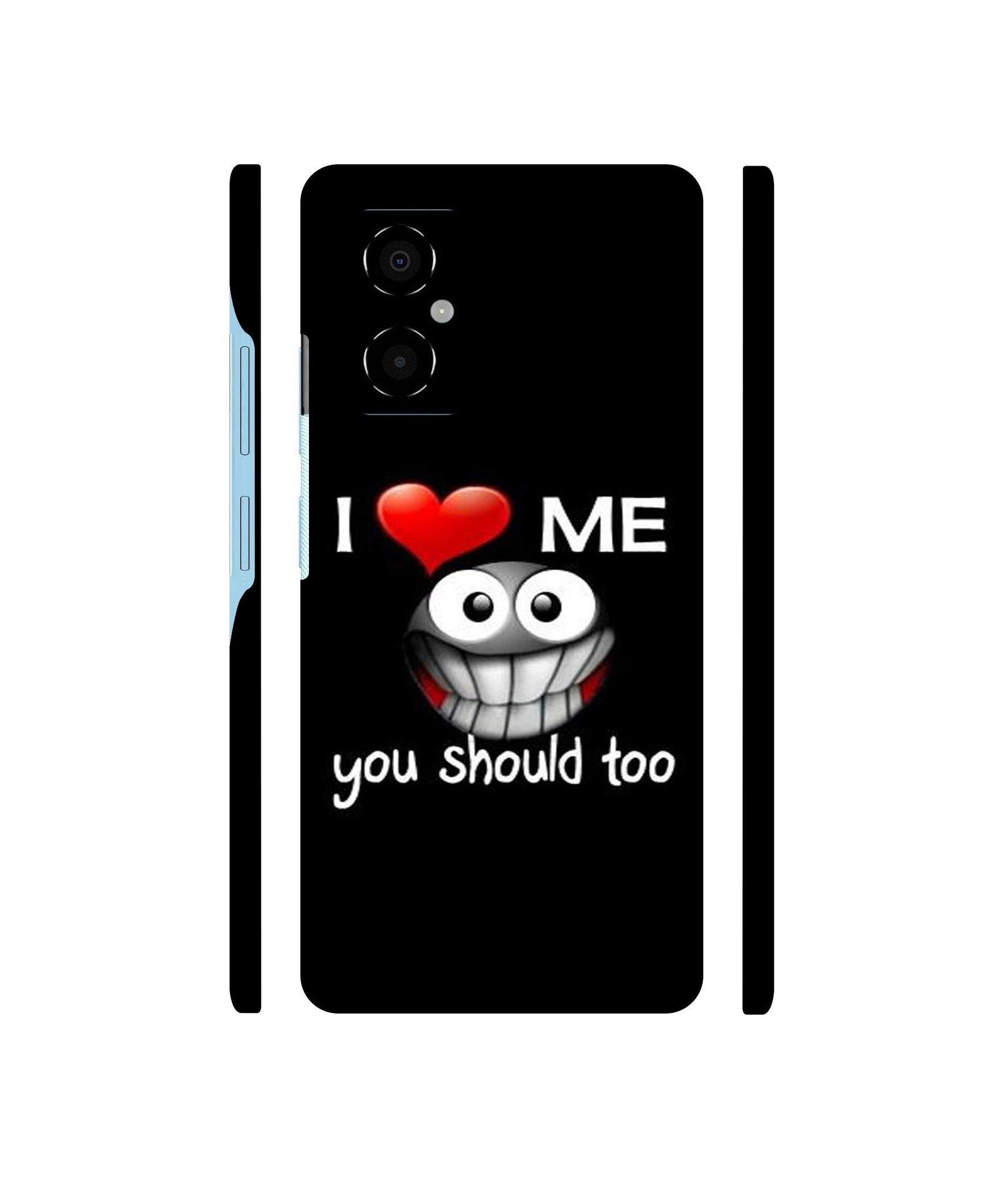 I Love Me Quotes Designer Hard Back Cover for Poco M4 5G