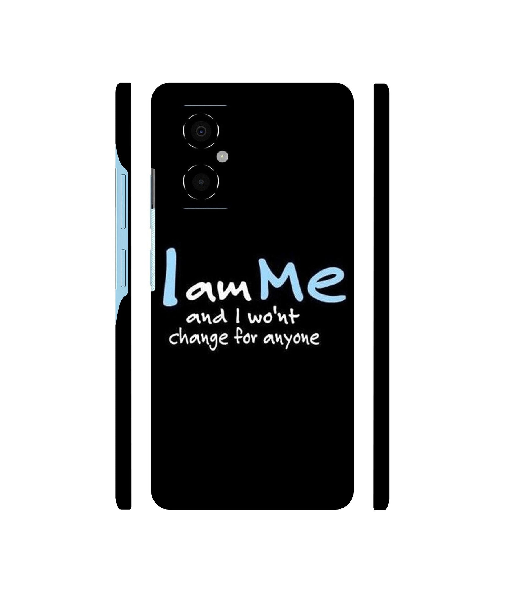 I Am Me Quotes Designer Hard Back Cover for Poco M4 5G