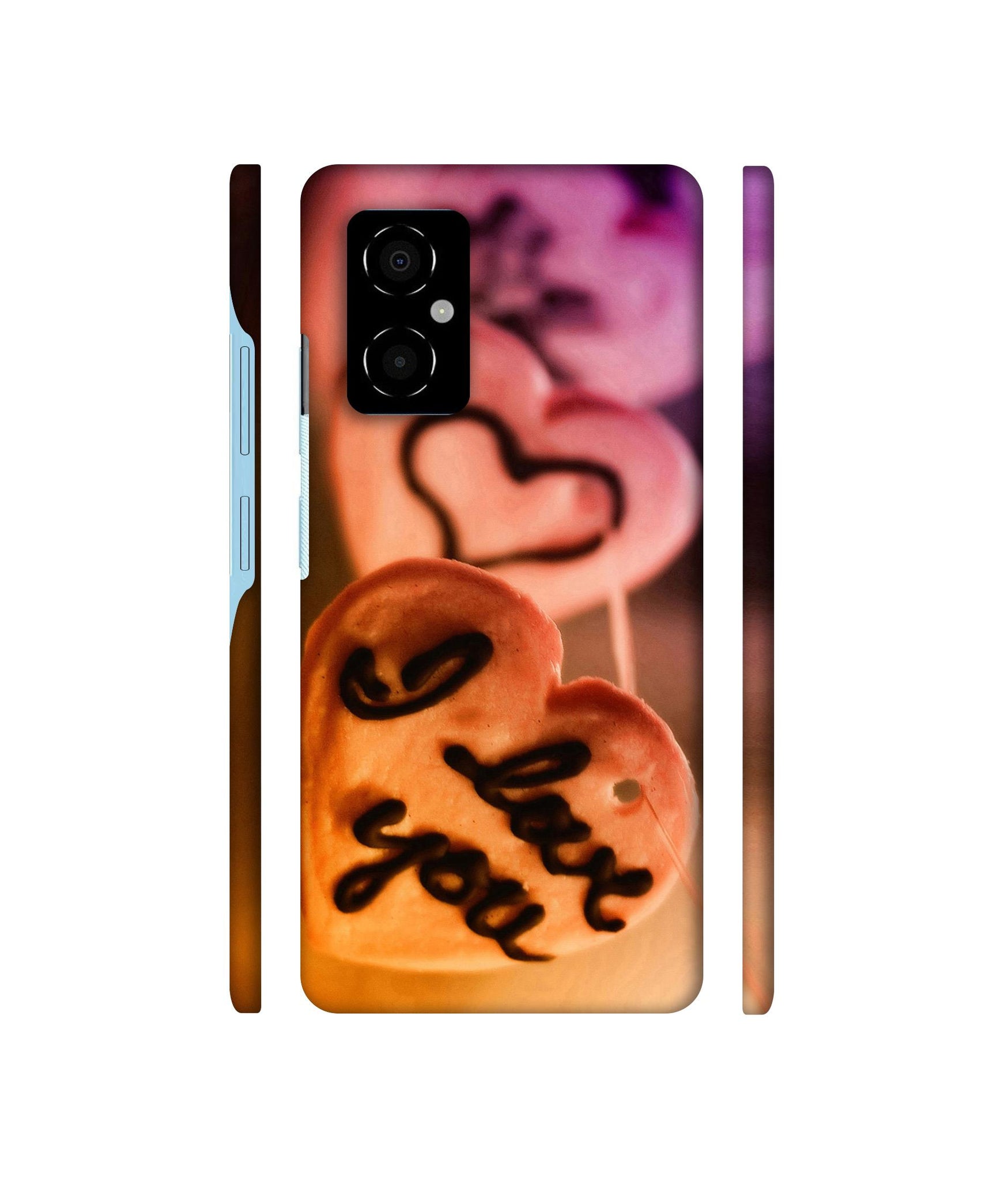 I Love you Designer Hard Back Cover for Poco M4 5G