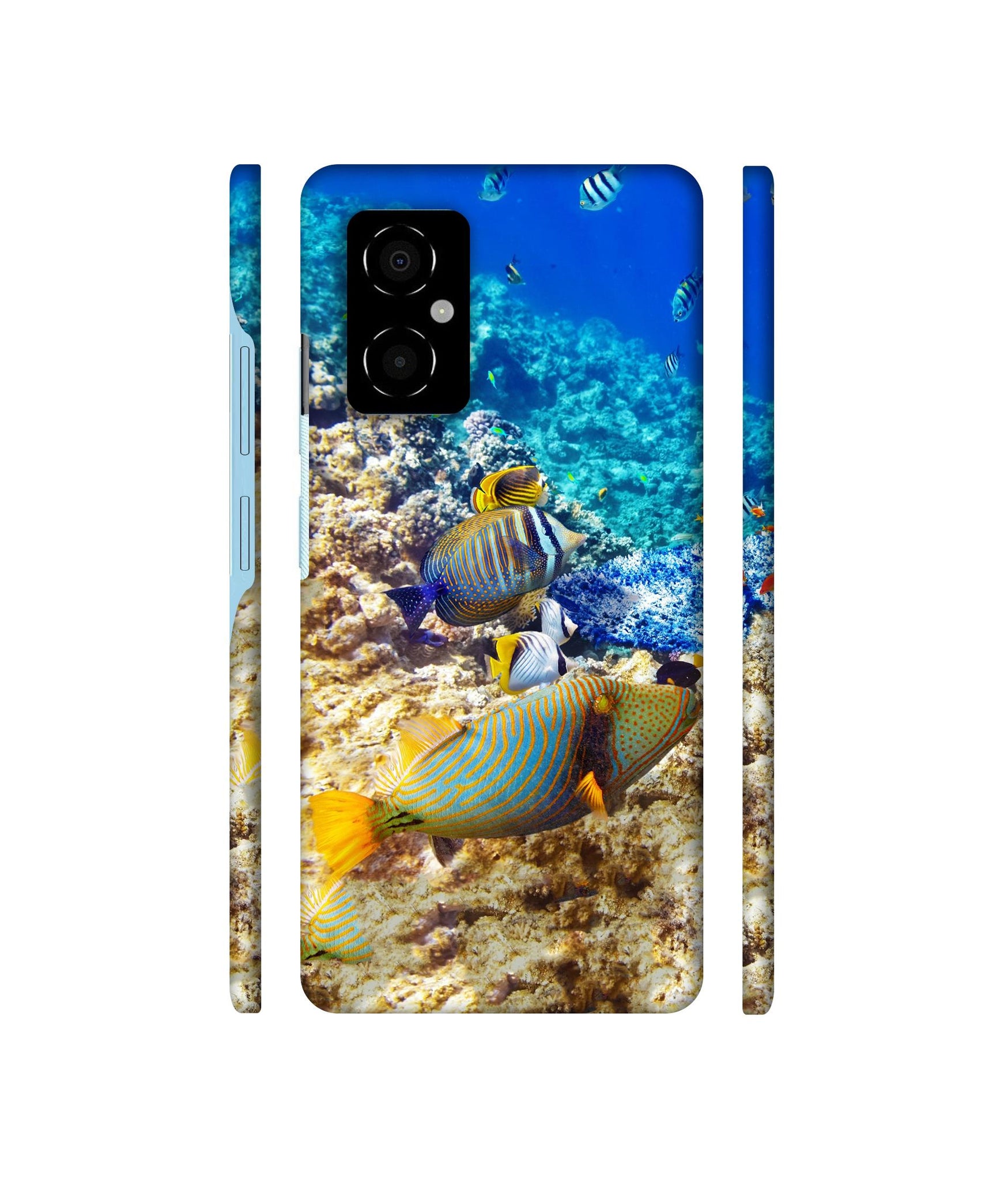 Underwater World Designer Hard Back Cover for Poco M4 5G
